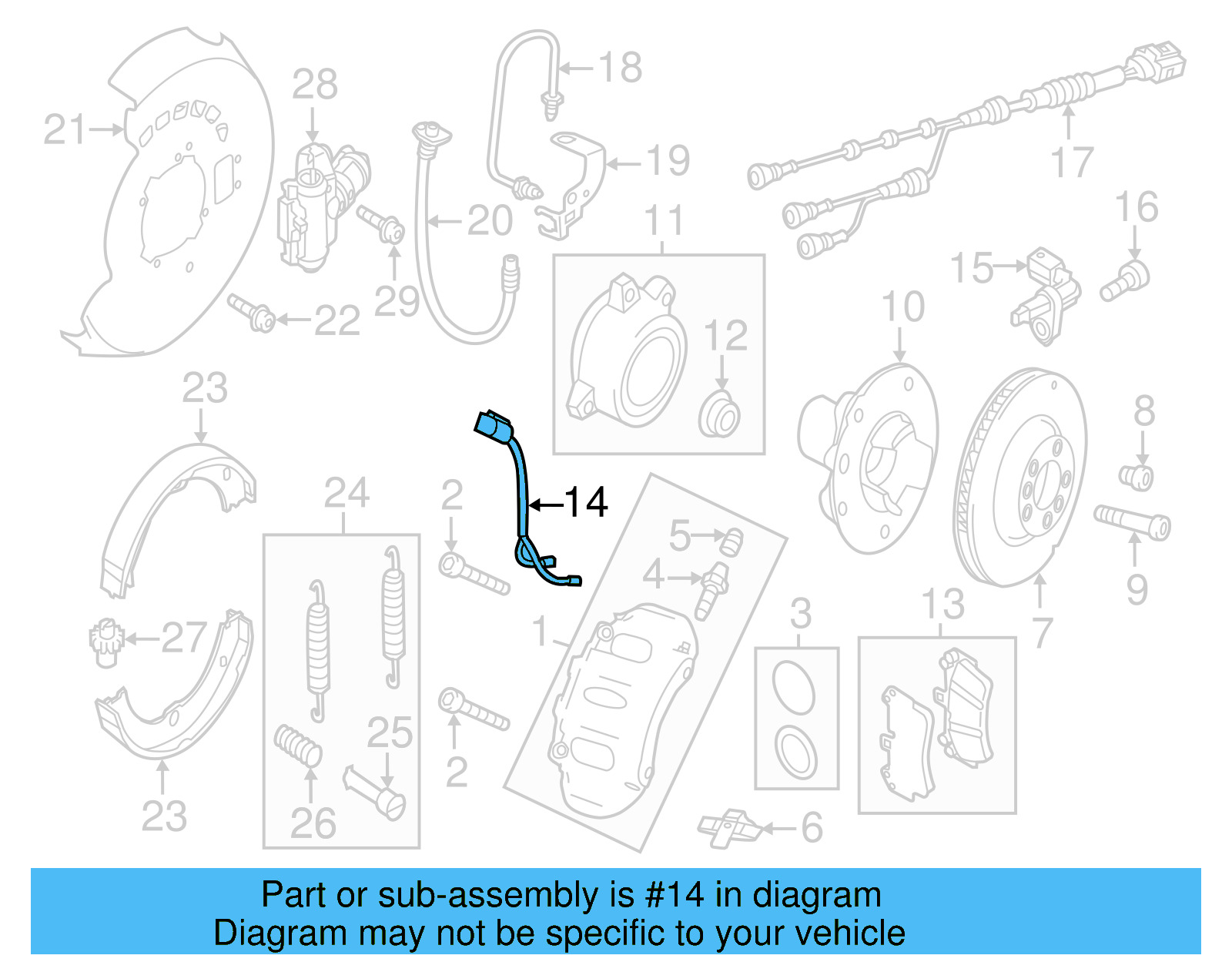 Wear Indicator 7P0-907-637-C - View 12