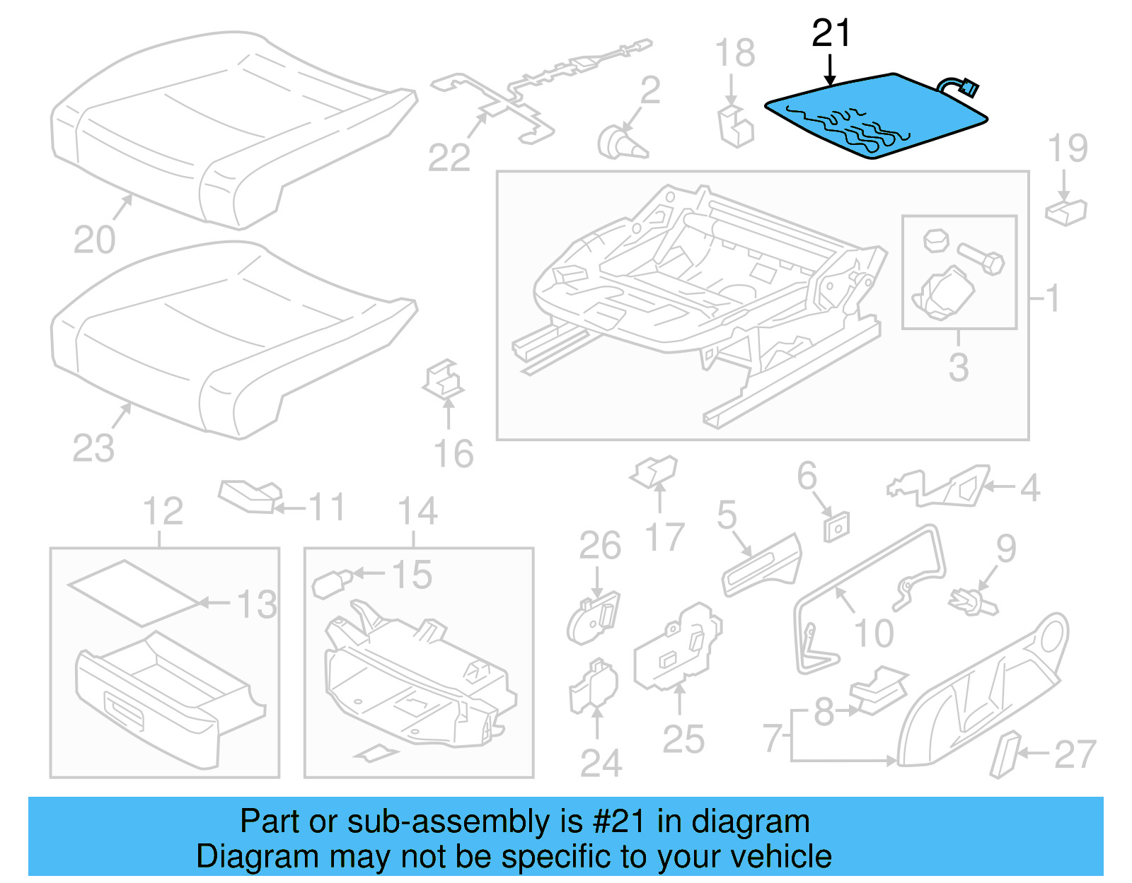 Seat Cushion Heater 5GM-963-555-D - View 10