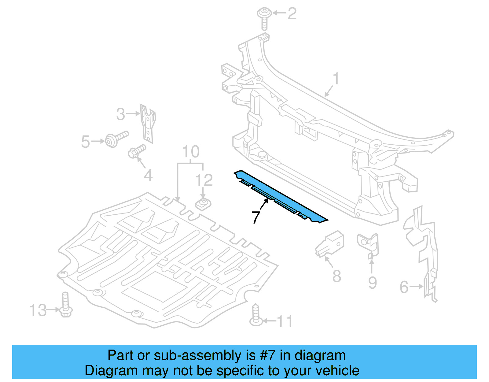 Air Deflector 3C8-121-330-C - View 4