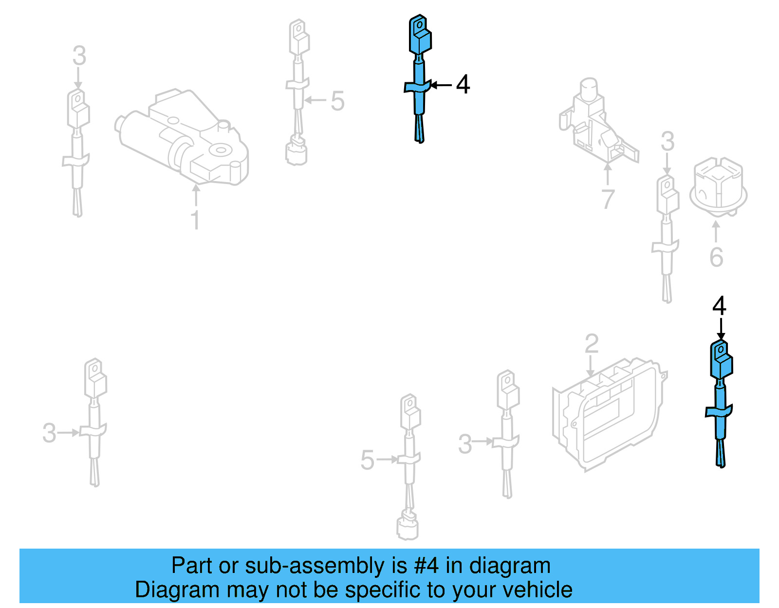Position Sensor 1Q0-959-121-C - View 4
