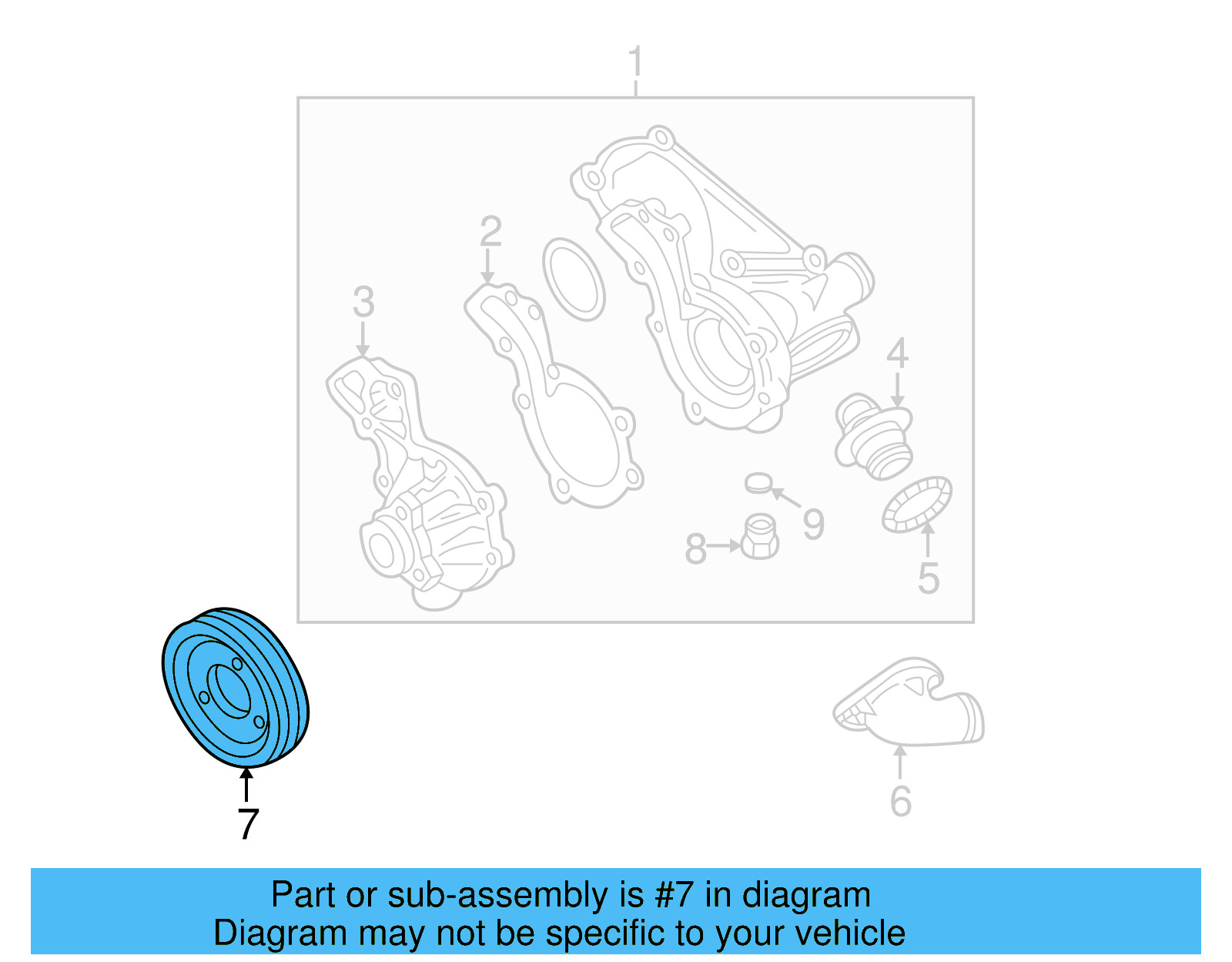 Pulley 058-121-024-A - View 8