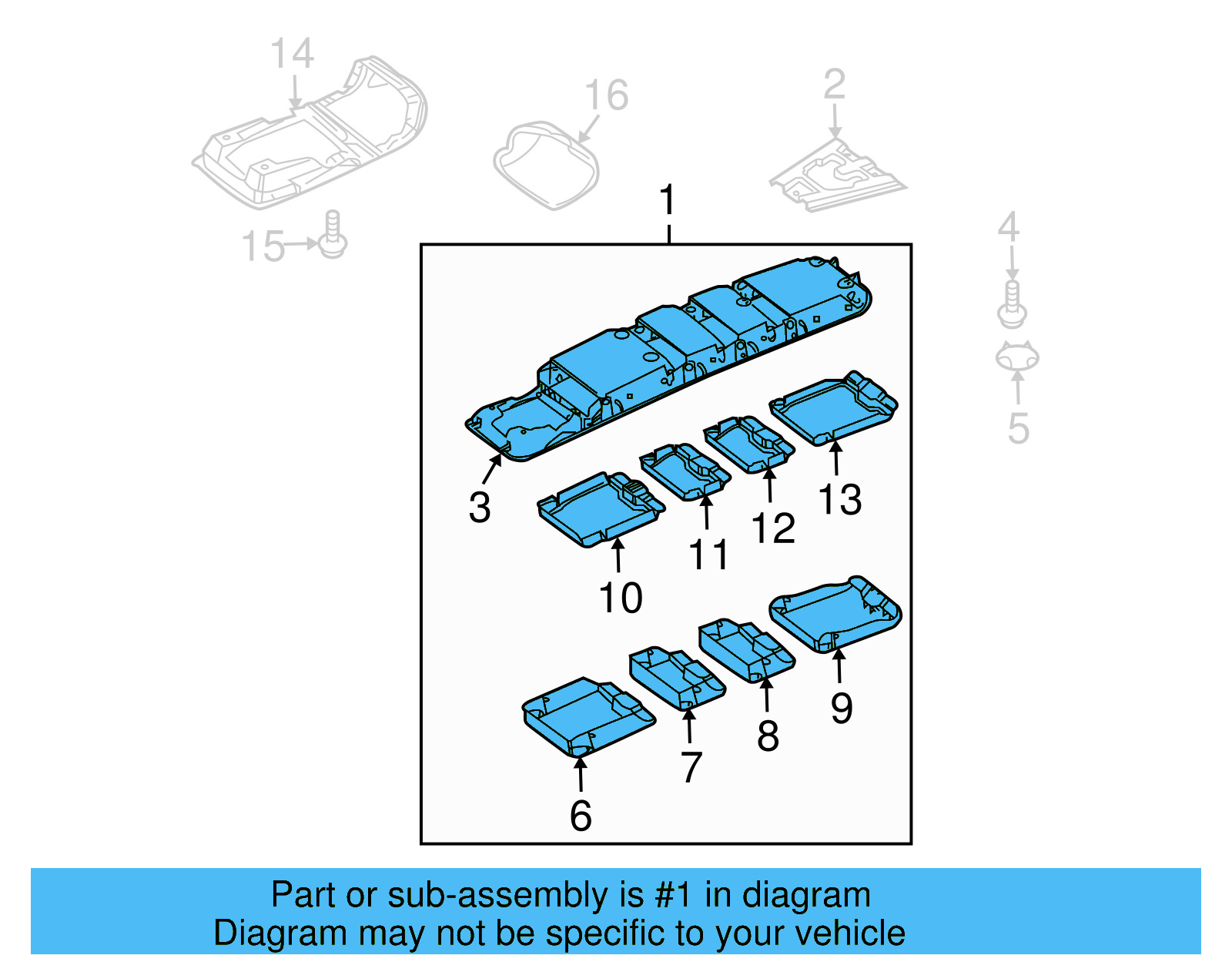 Console Assembly 5M0-868-403-F-95T - View 3