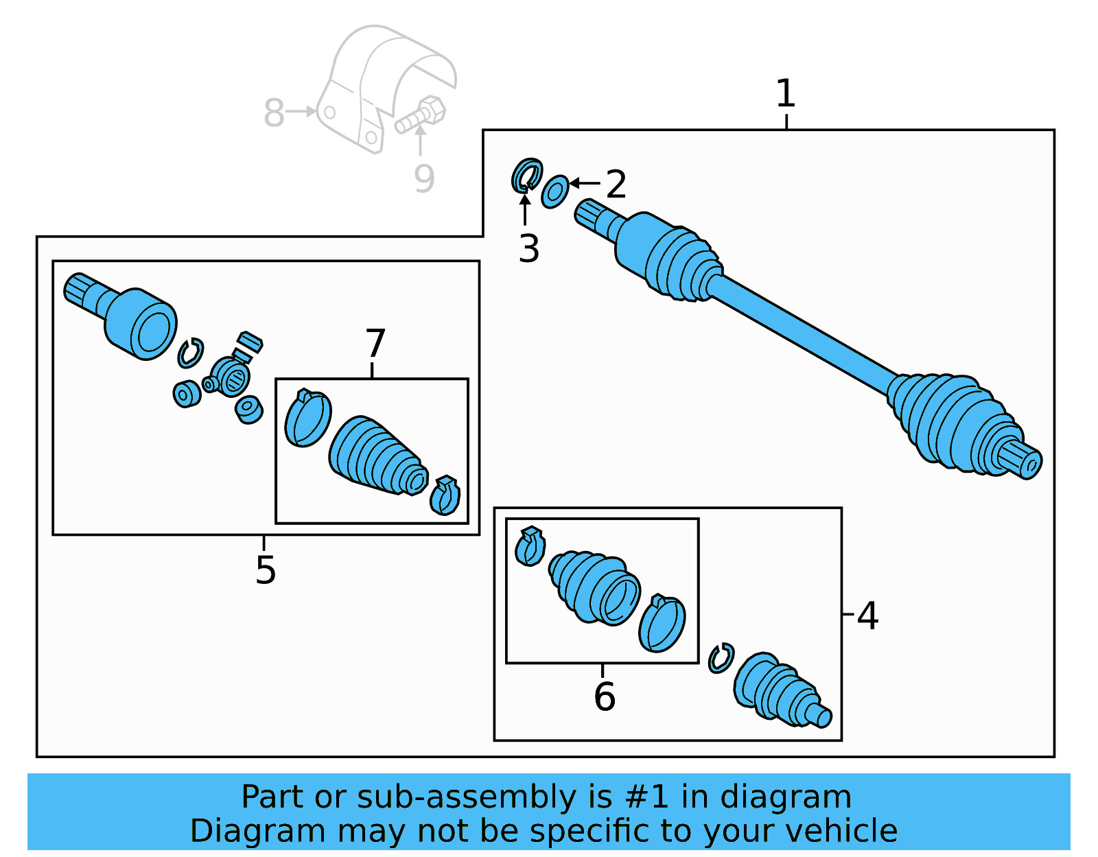 Axle Assembly 3QF-407-271-J - View 18