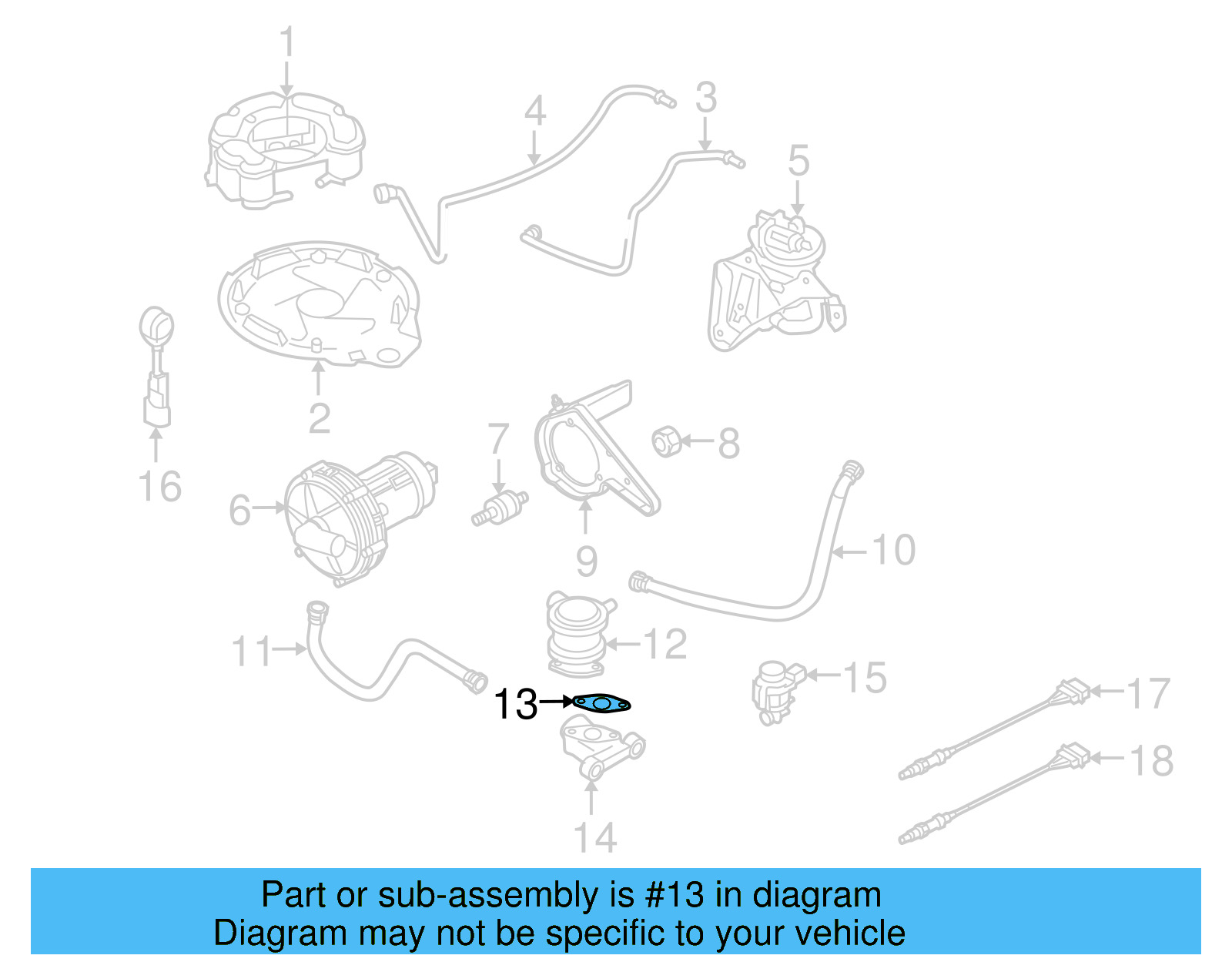 Air Control Valve Gasket 06J-131-120-B - View 4