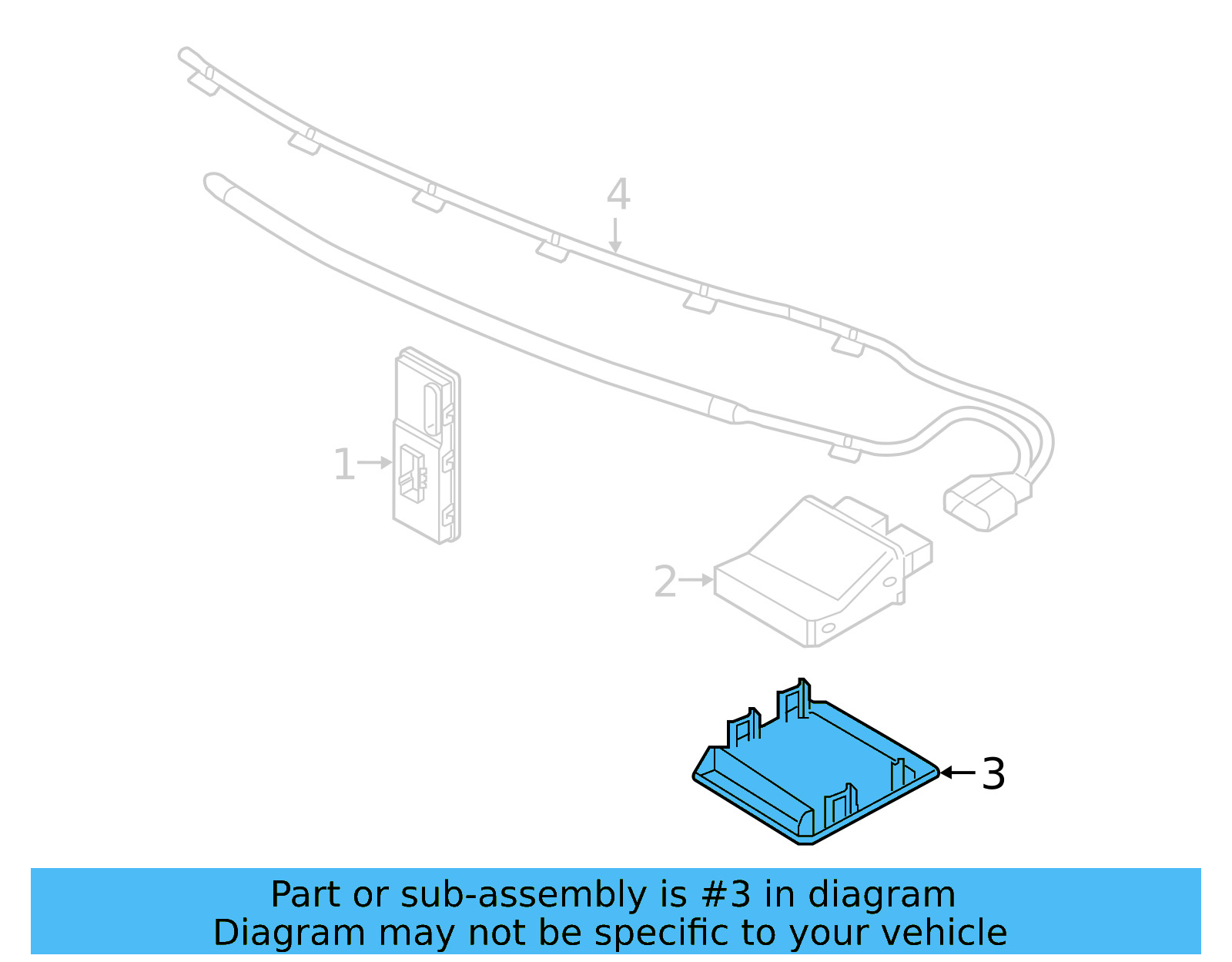 Control Module Bracket 3G0-962-283-A - View 14