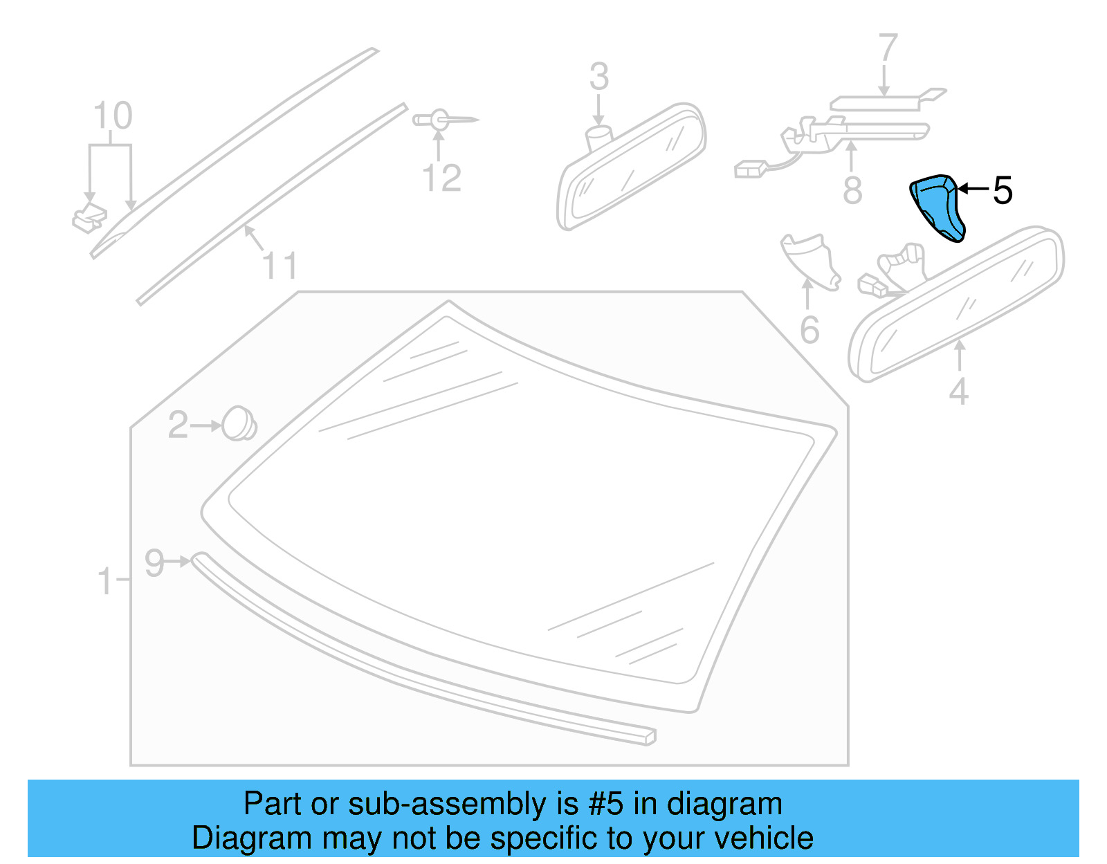 Side Cover 1K0-858-548-9B9 - View 9