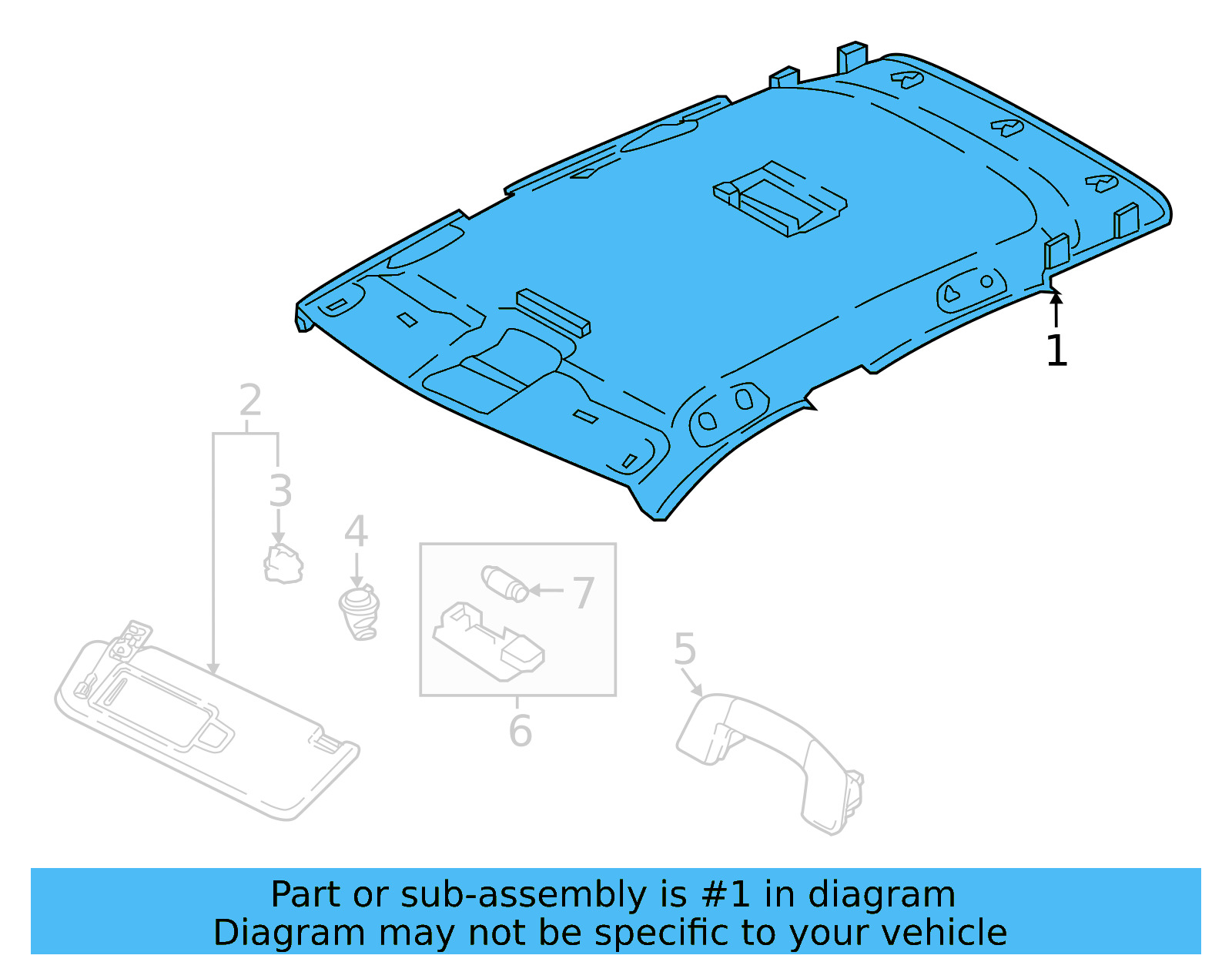 Headliner 2GJ-867-501-G-RF4 - View 5
