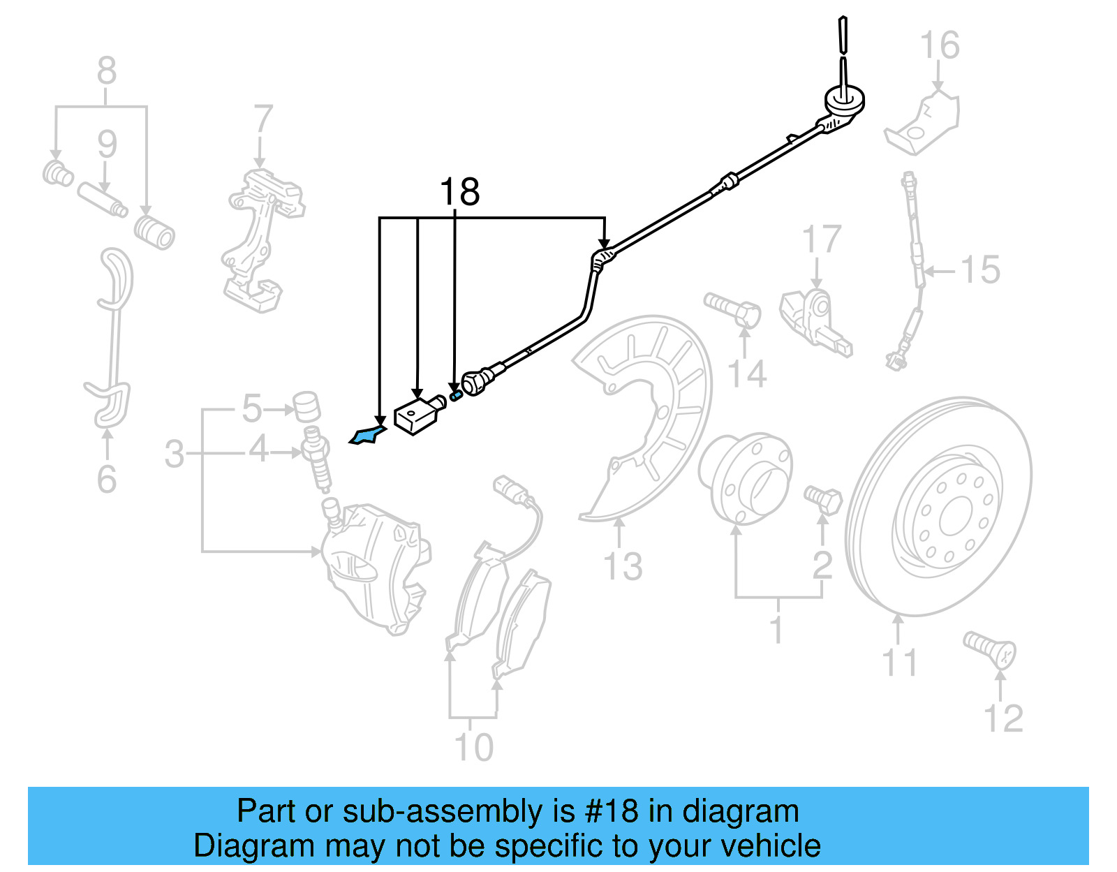 ABS Sensor Wire 1K0-927-903-R - View 36