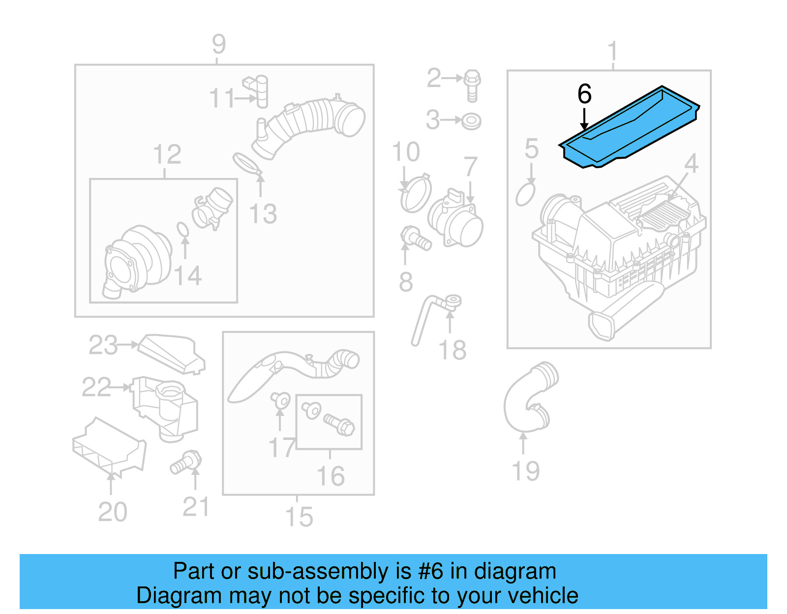 Grille 3C0-129-668-A - View 17