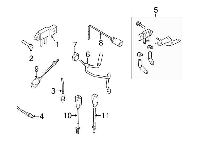 Oxygen Sensor 1K0-998-262-AE - View 30