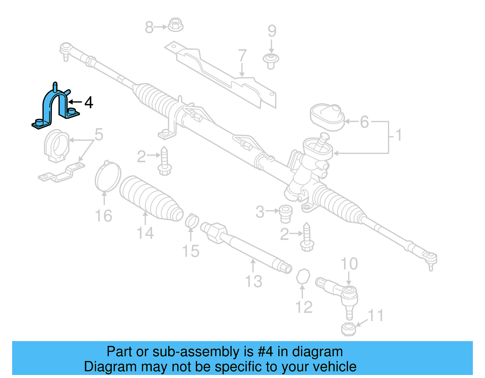 Gear Assembly Clamp 2K0-422-875 - View 4