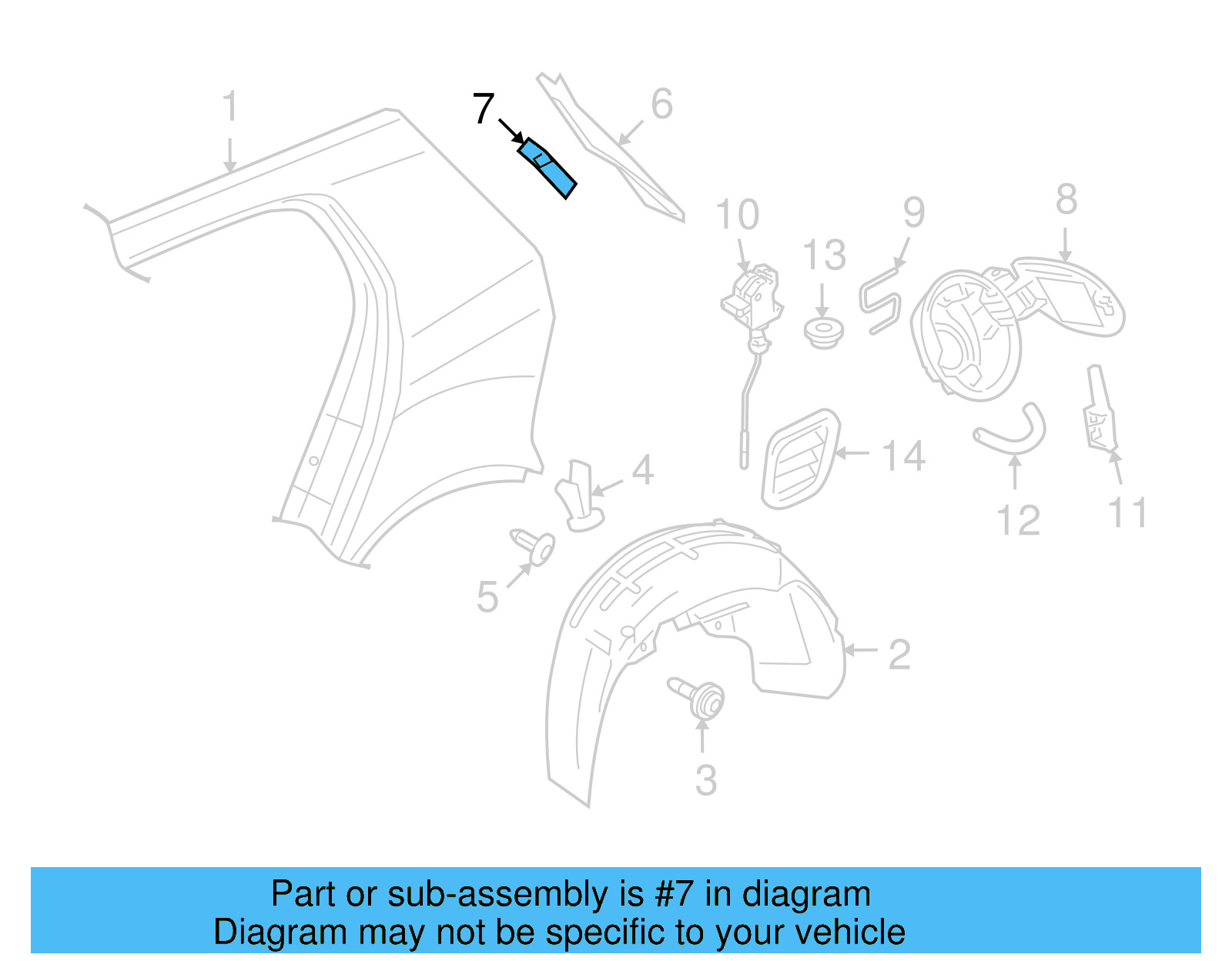 Reinforcement 5K6-809-665 - View 7
