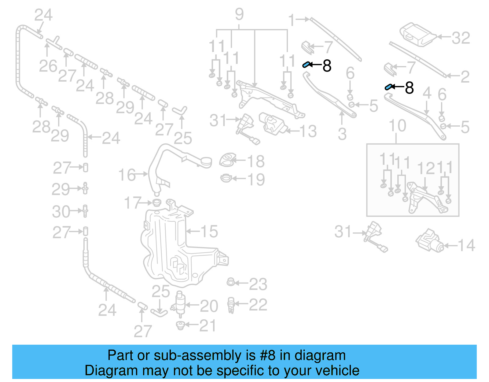 Cover Clip 7L0-955-439 - View 3