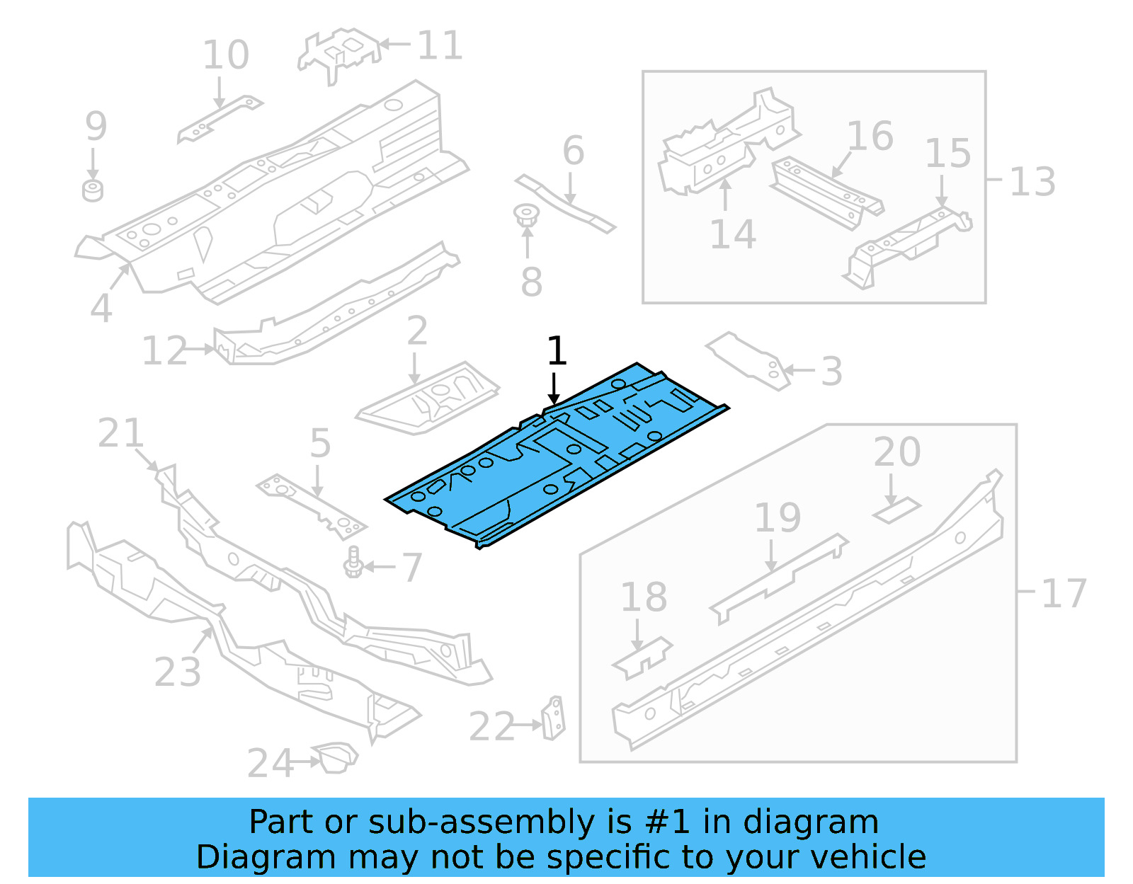Floor Pan 5Q0-803-206-B - View 6