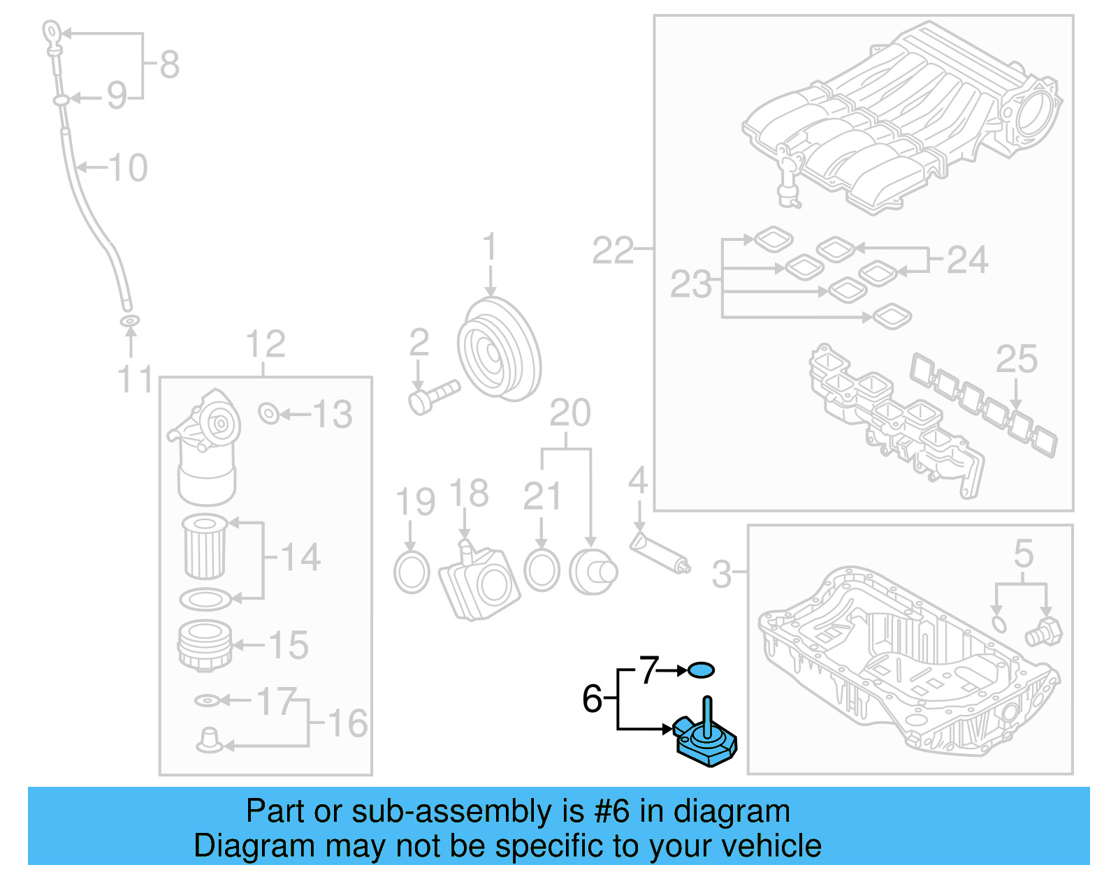 Oil Level Sensor 03L-907-660-C - View 9