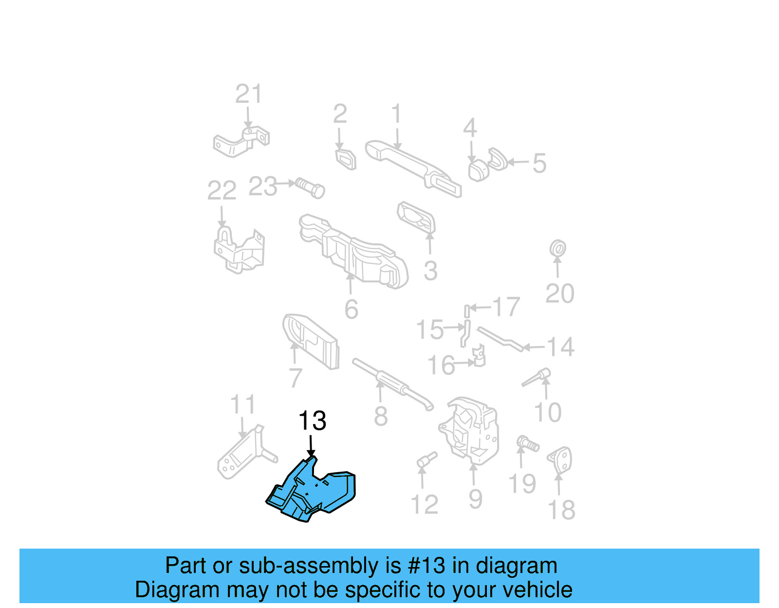 Lock Cover 1J0-839-350-A - View 7