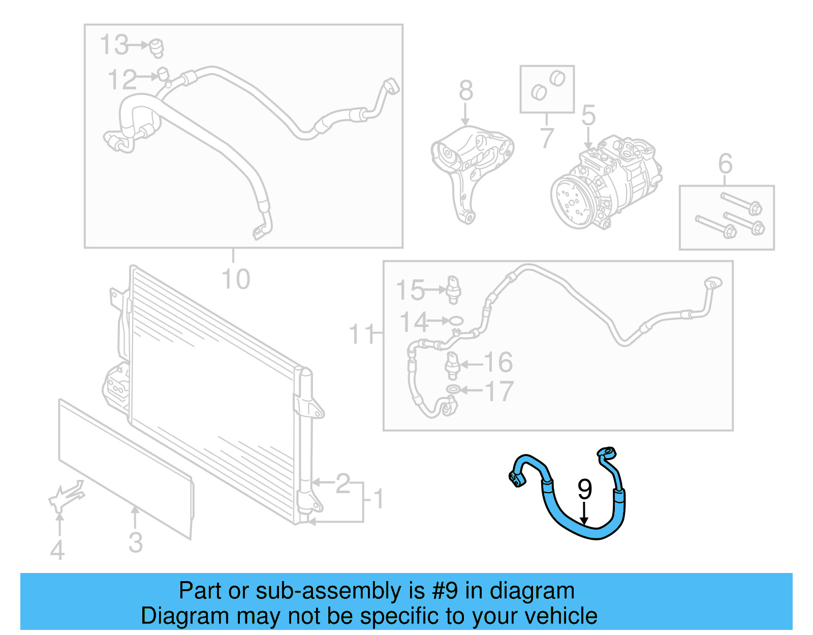 Discharge Hose 5C0-820-721-BJ - View 9