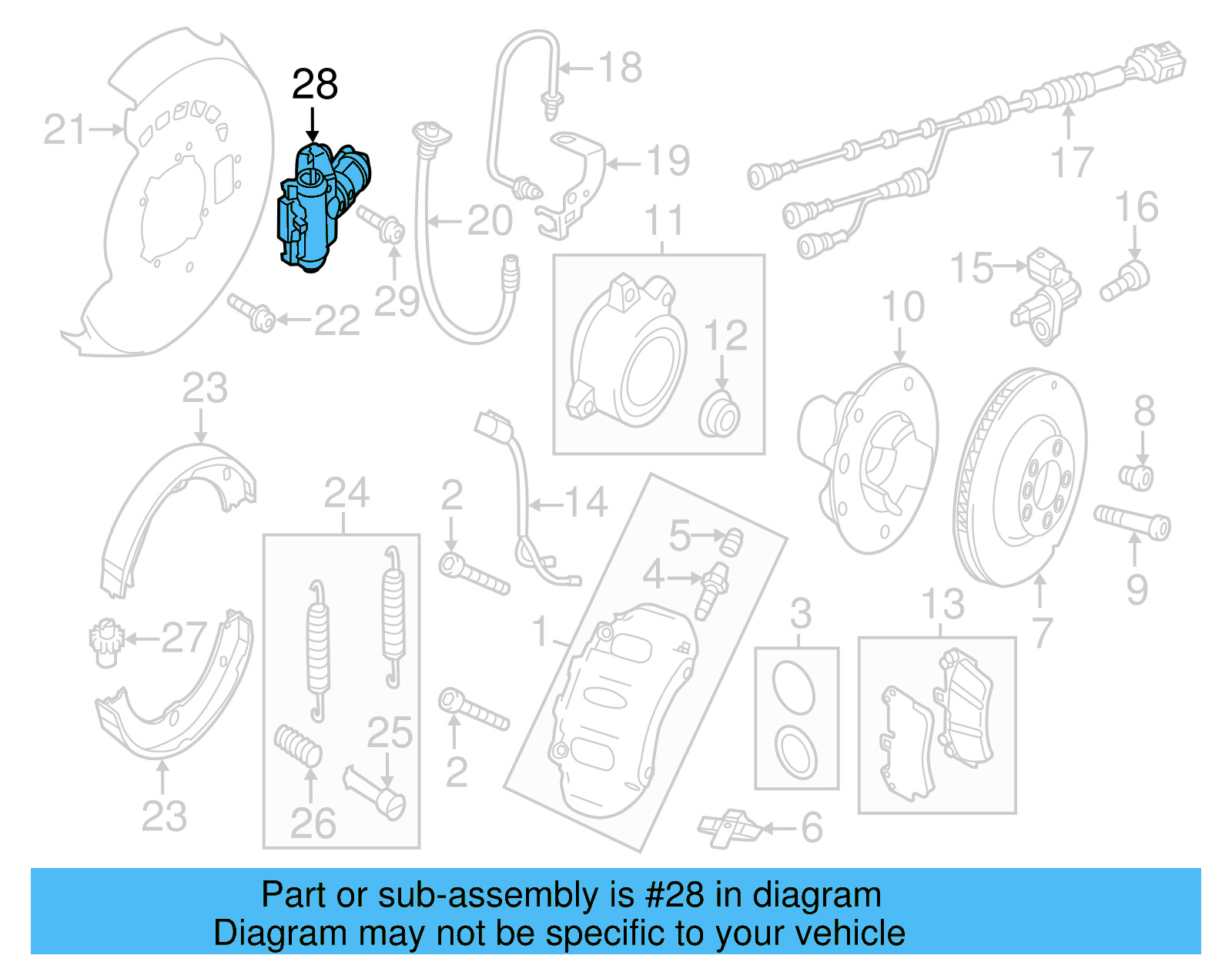 Adjust Motor 7P0-609-723-B - View 8