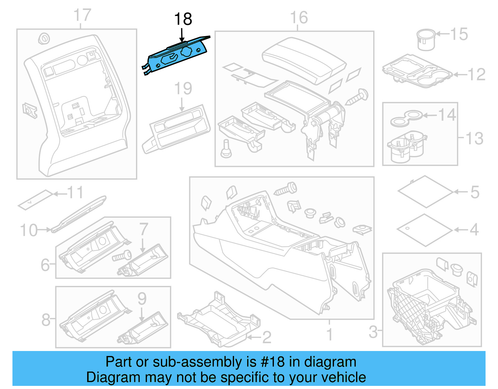Trim Bezel 7P6-863-761-J-VAL - View 3