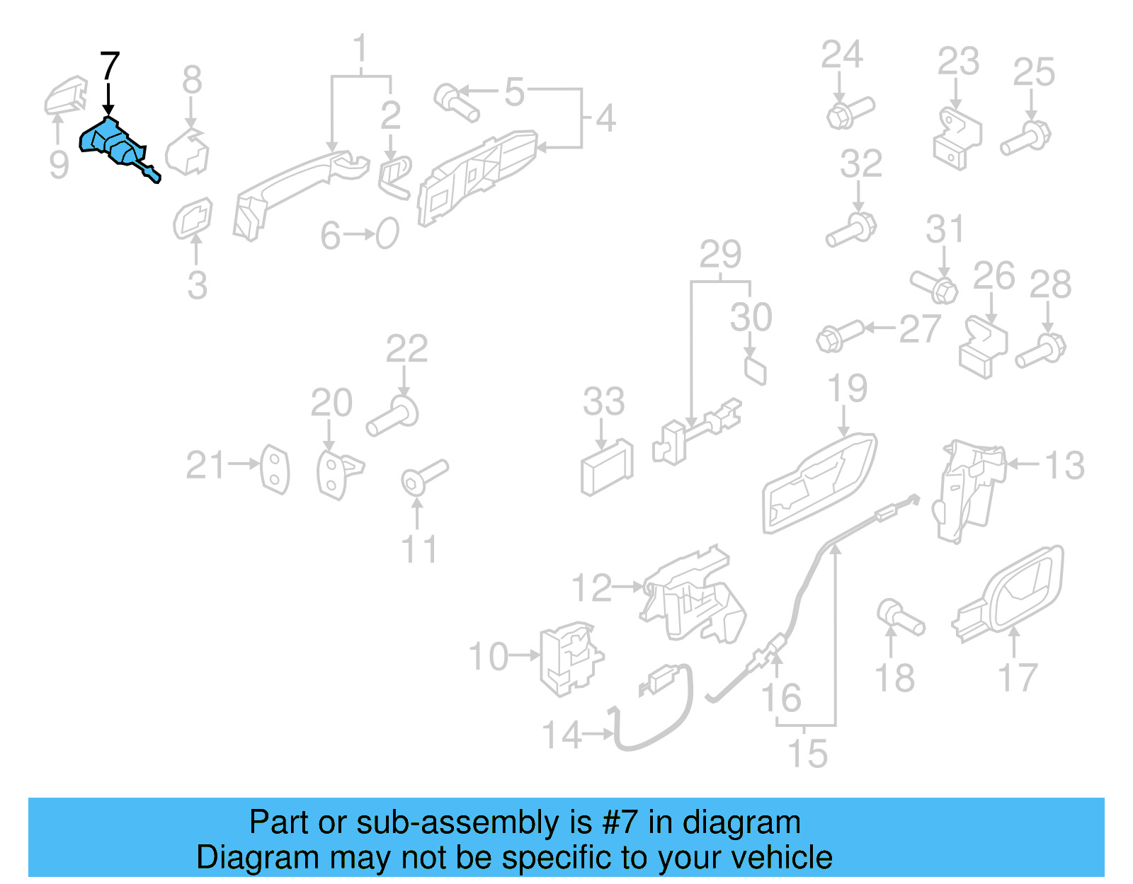 Lock Cylinder 107-837-167-VB - View 3