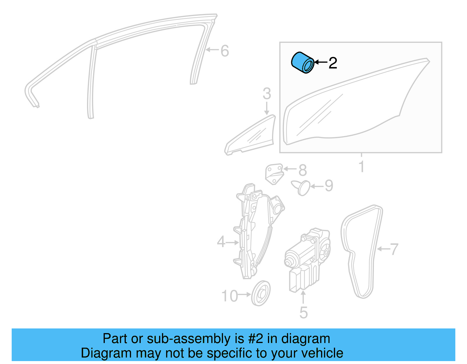 Movable Glass Pin 6N0-839-511 - View 52