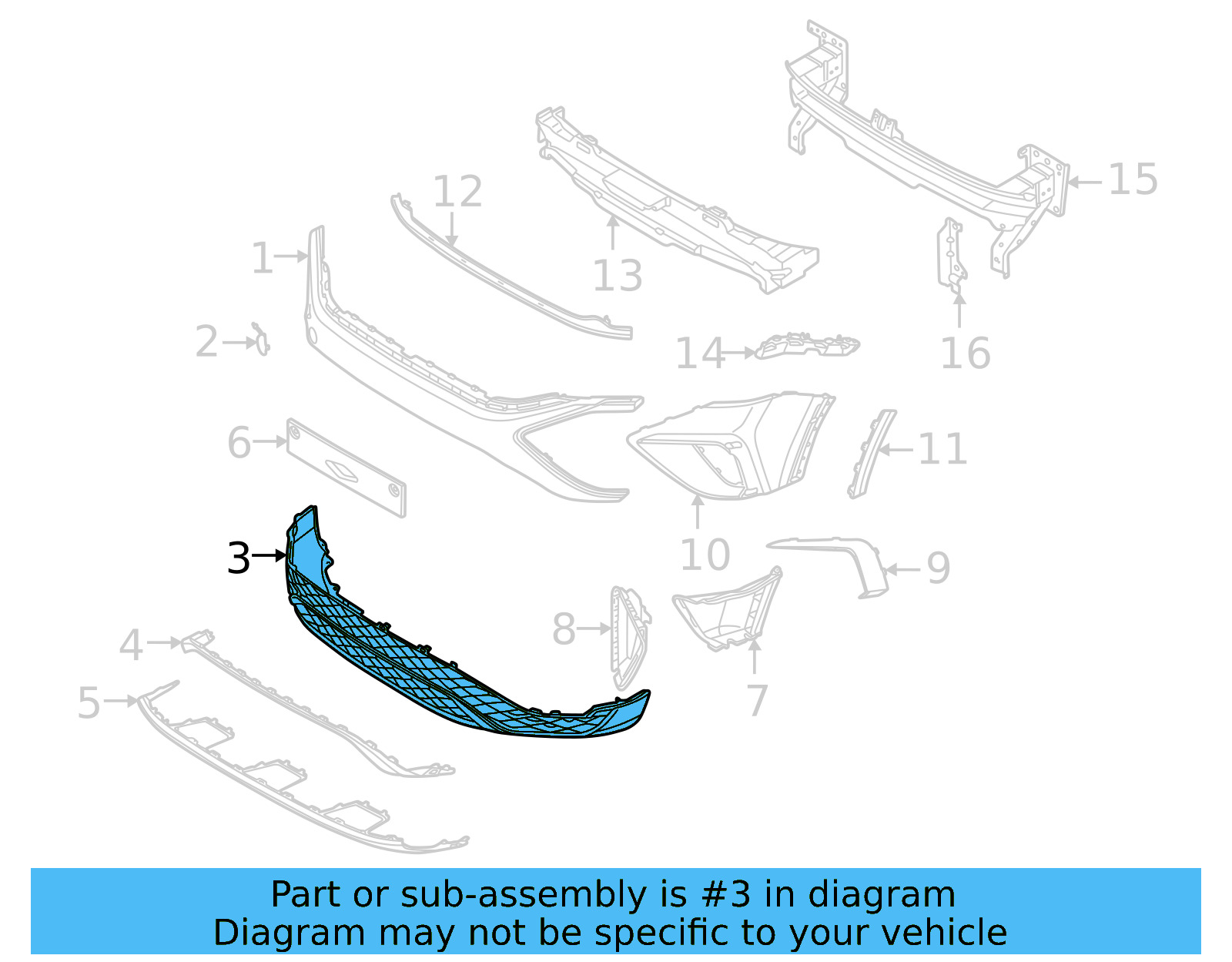 Spoiler 2GJ-805-903-9B9 - View 2