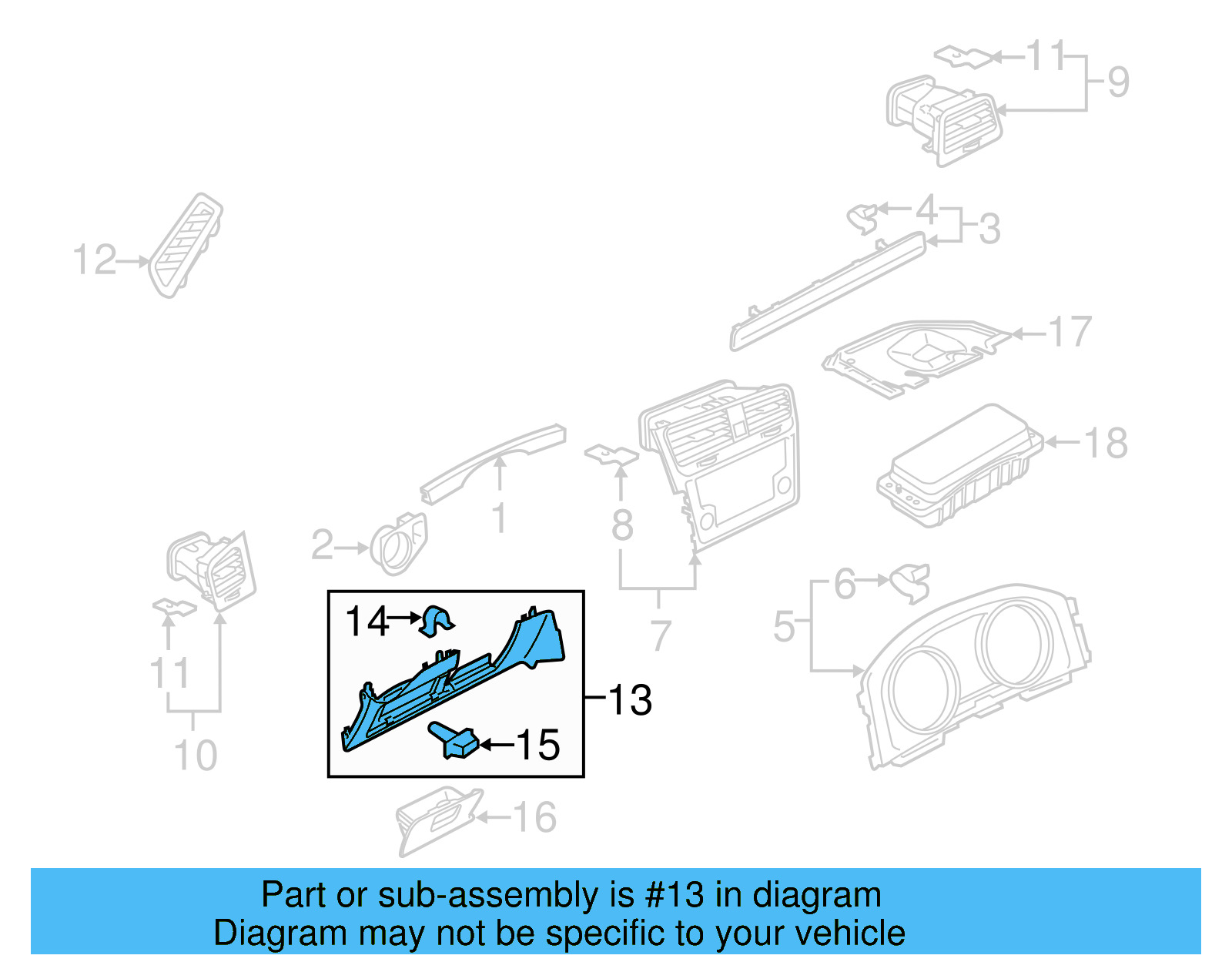 Lower Trim 5GM-858-365-B-ZA2 - View 8