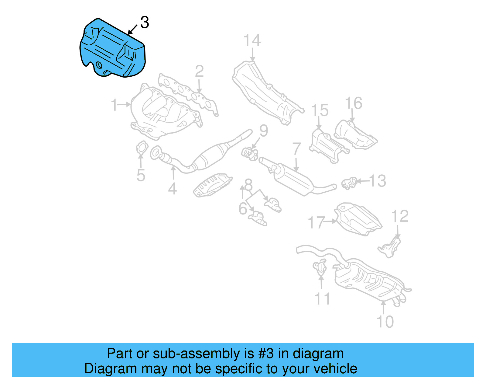 Heat Deflector 06A-129-597-H - View 12