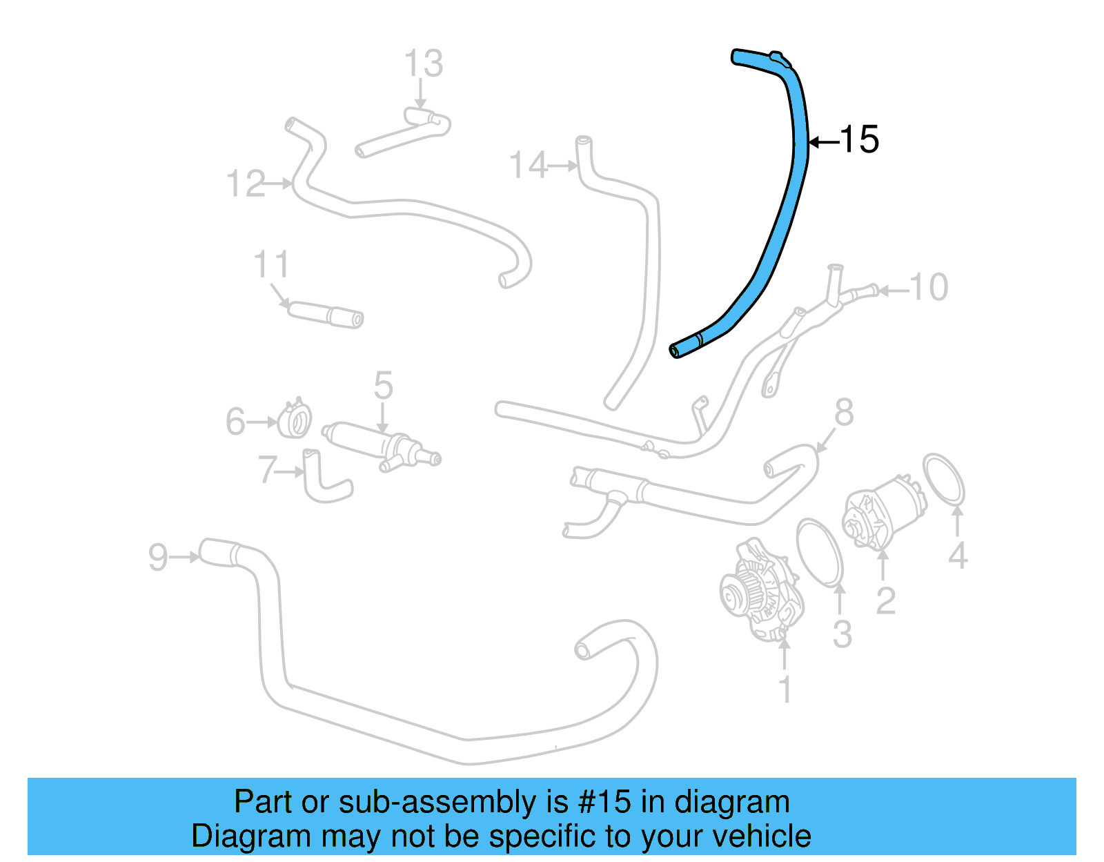 Hose 7D0-121-157-N - View 8