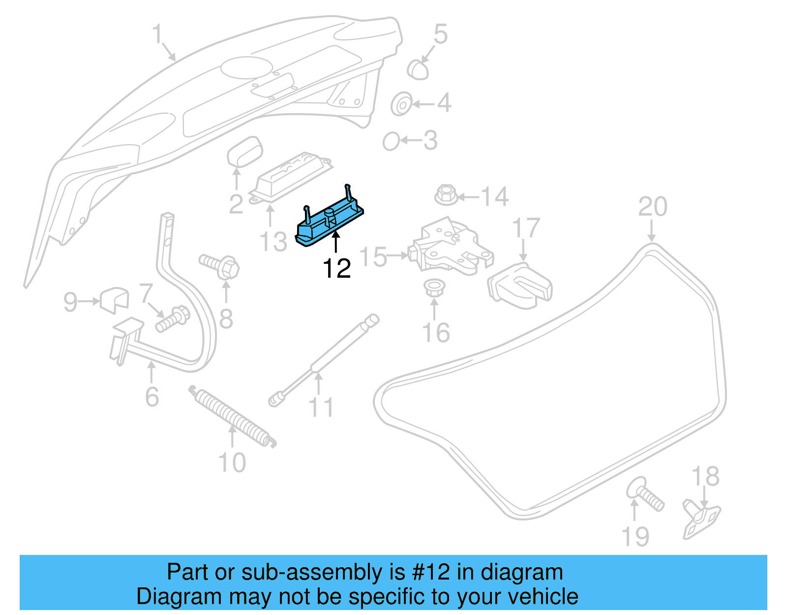 Release Switch 561-827-566-A - View 6