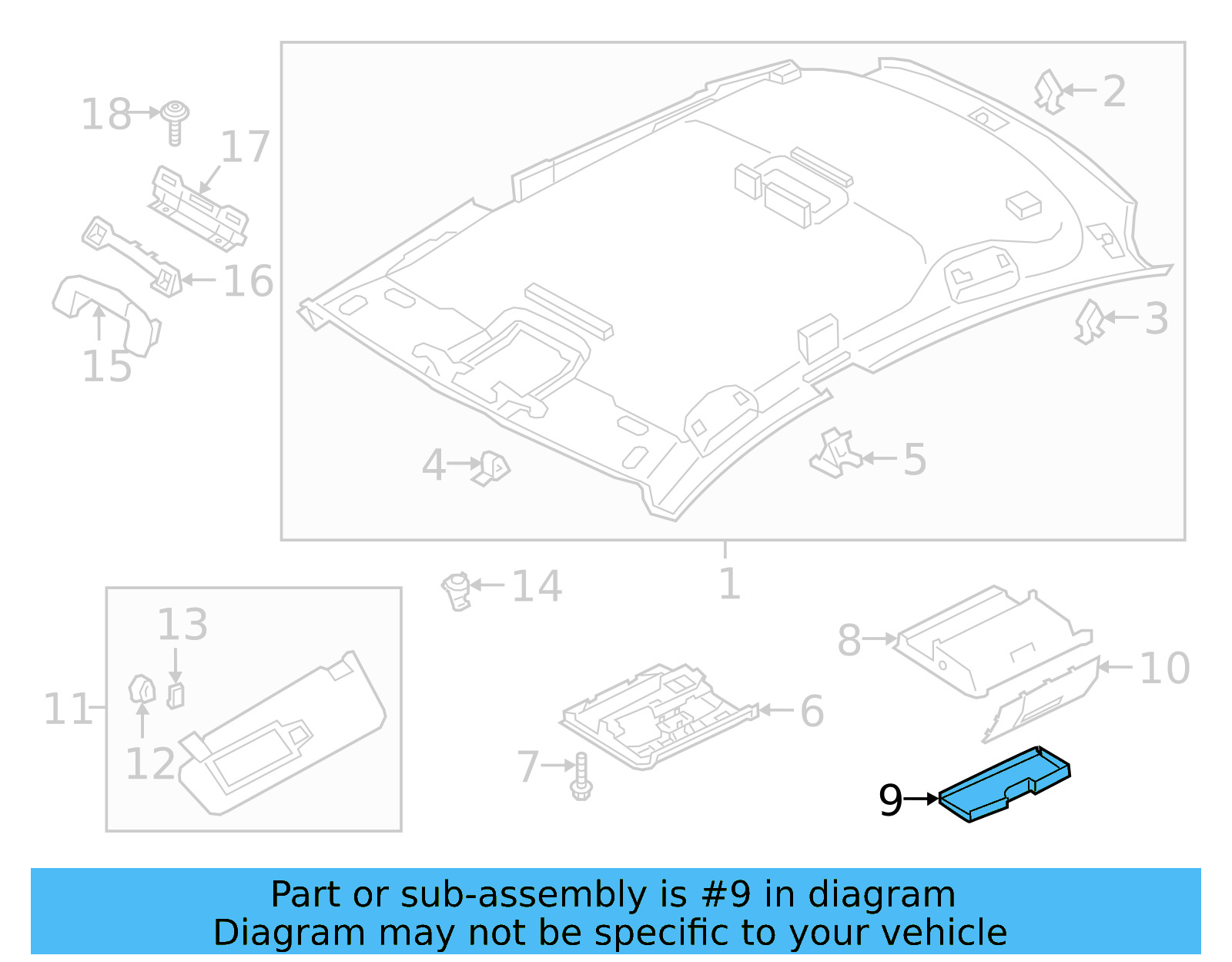 Tray Insert 5G0-857-494-82V - View 6