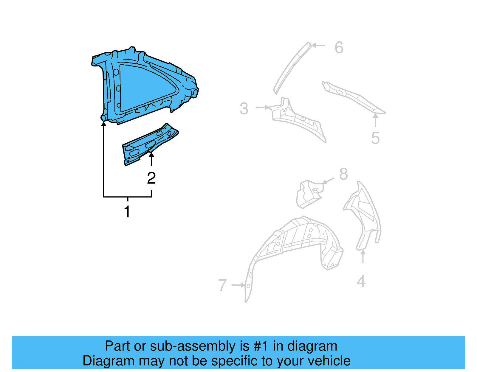 Upper Panel 1C0-809-404-H - View 9