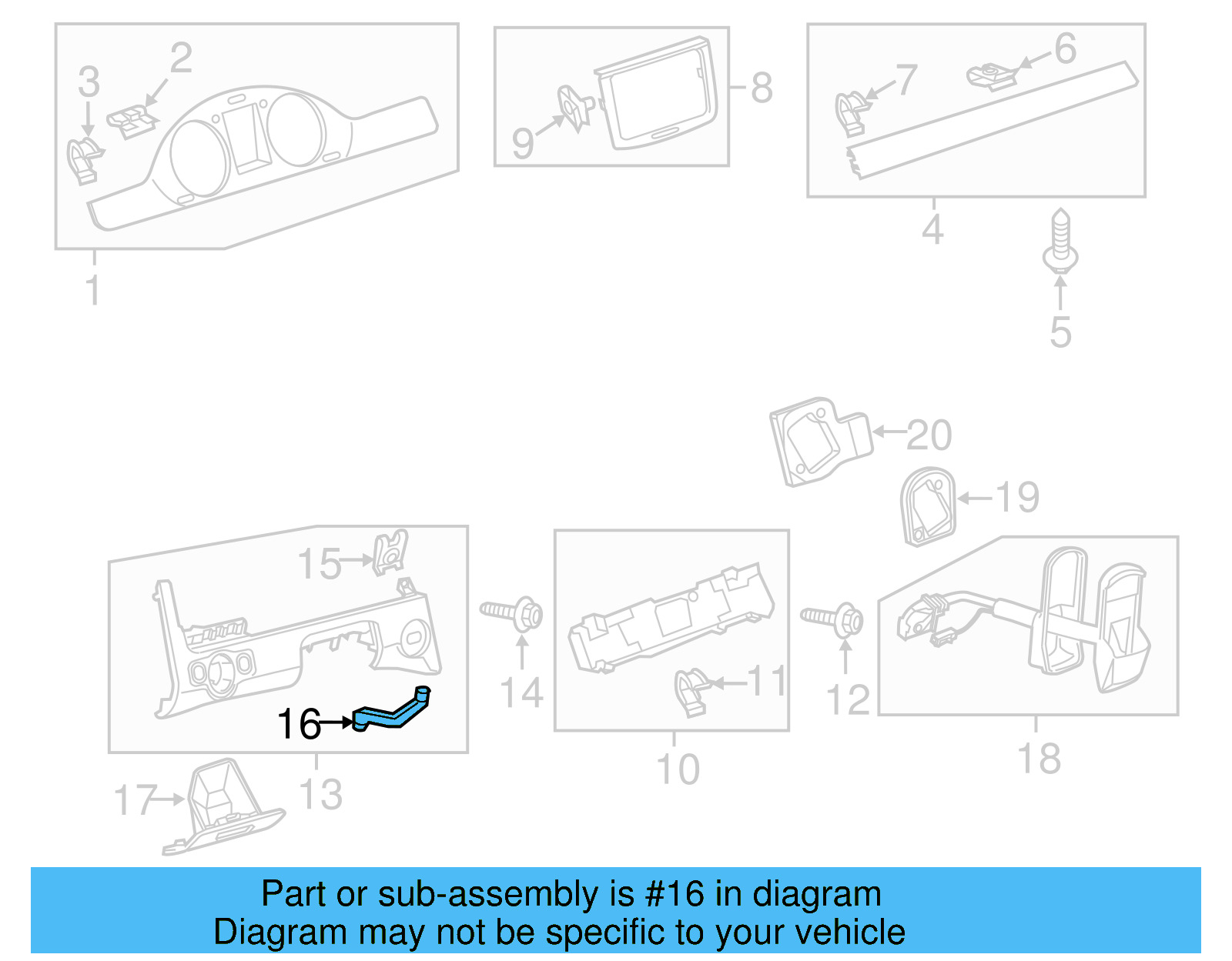 Lower Trim Panel Cover 3C1-857-660-95T - View 20