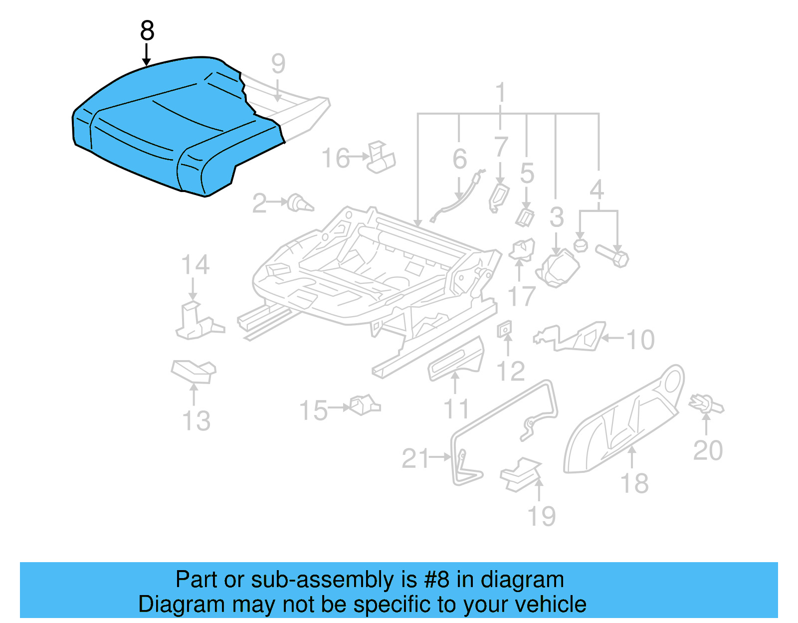 Seat Cover 1K0-882-405-BP-JTB - View 4