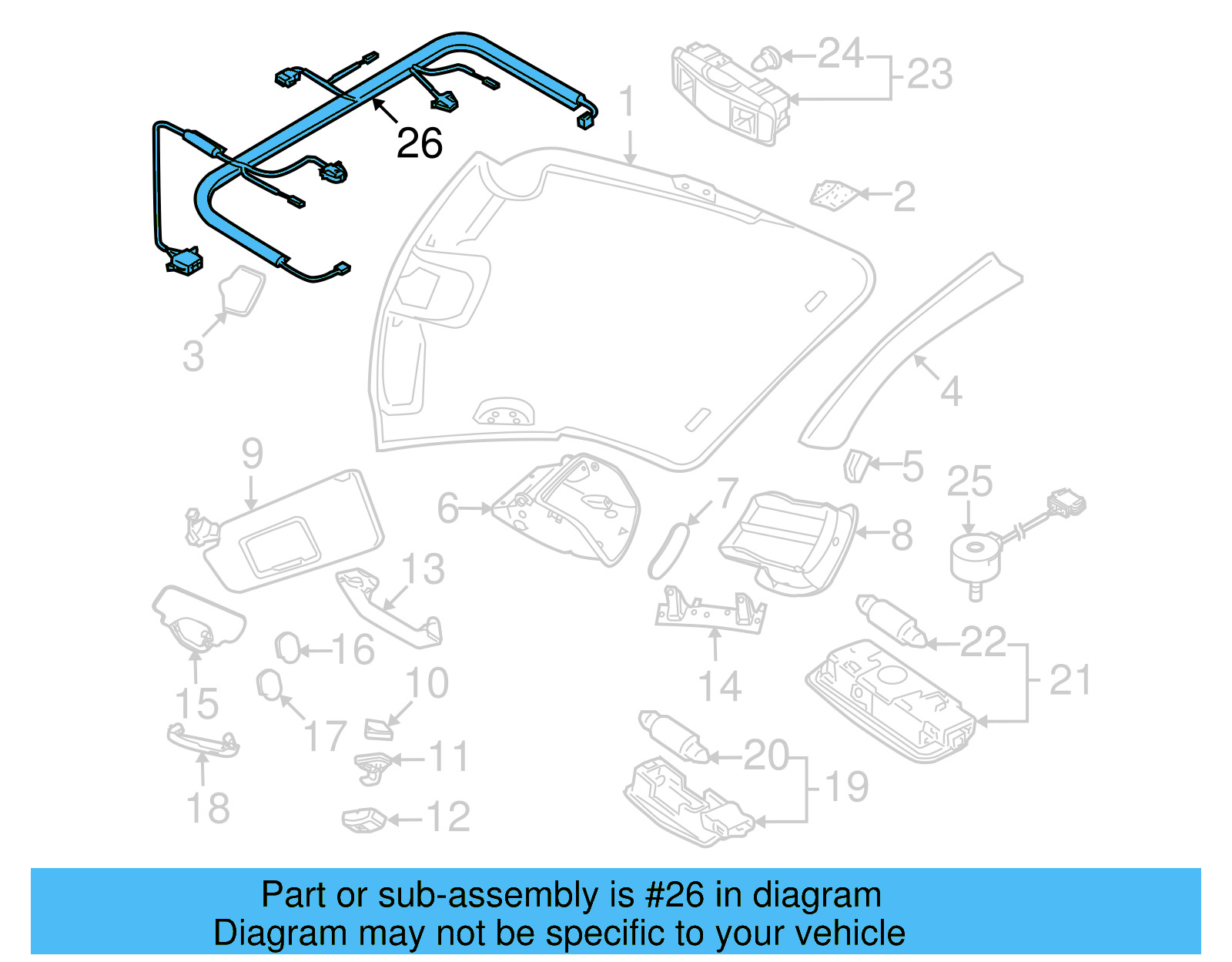 Wire Harness 1C0-971-247-AB - View 3