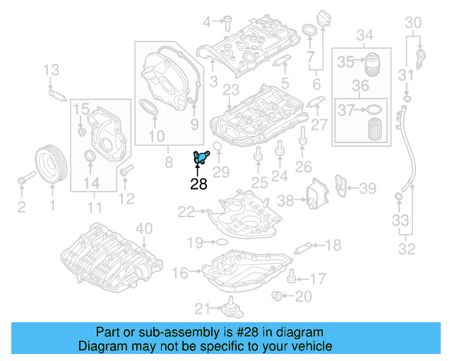 Engine Oil Pump Relief Valve 06K-115-243-L - View 21