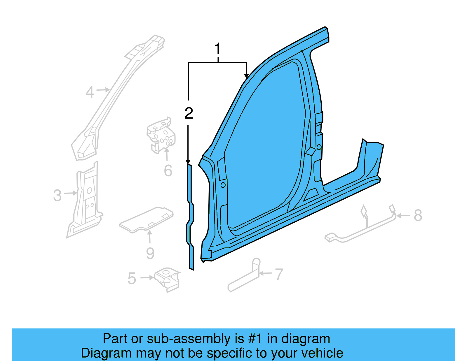 Aperture Panel 7L6-809-835-A - View 4