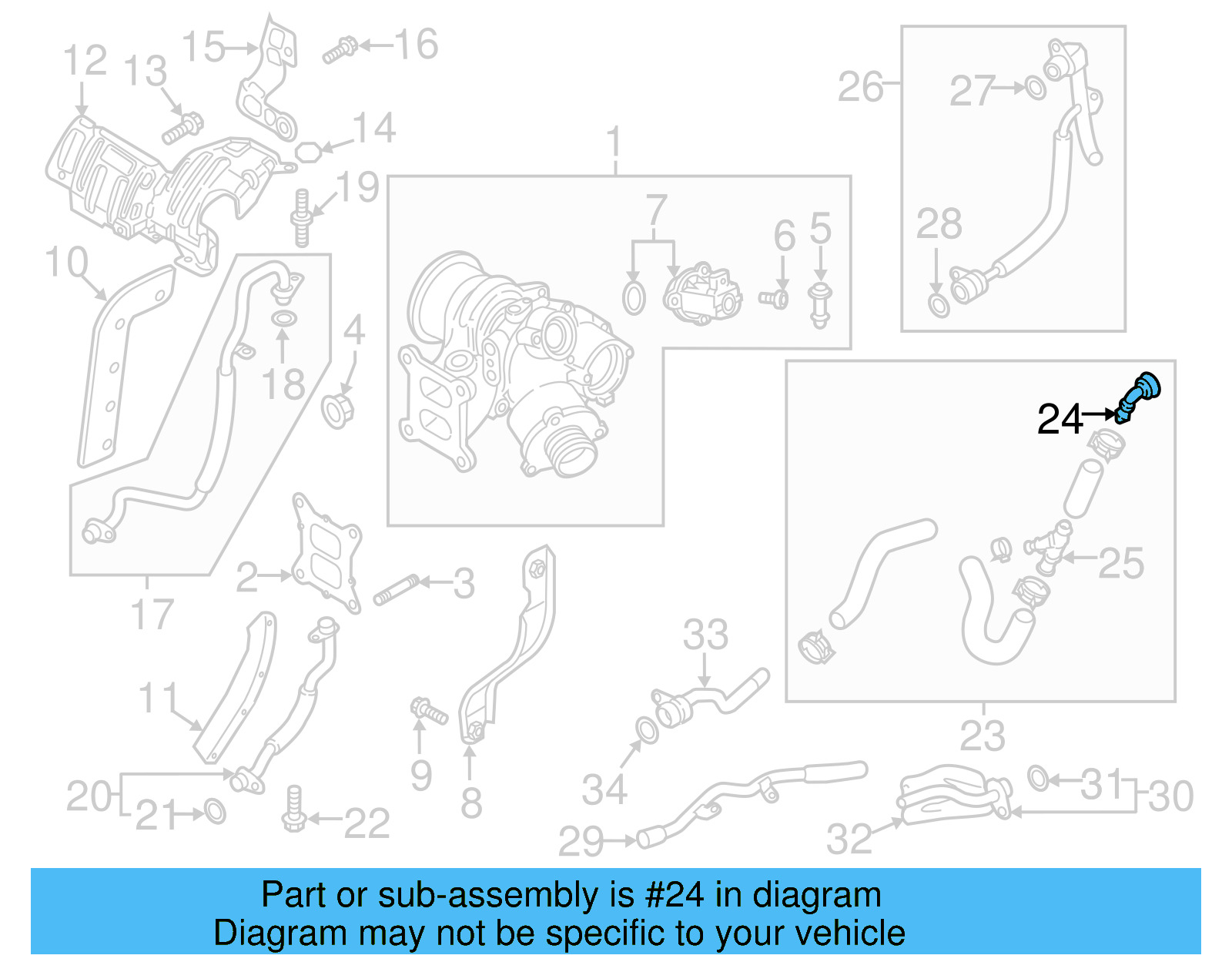 Water Hose Coupling 5Q0-122-291-H - View 17