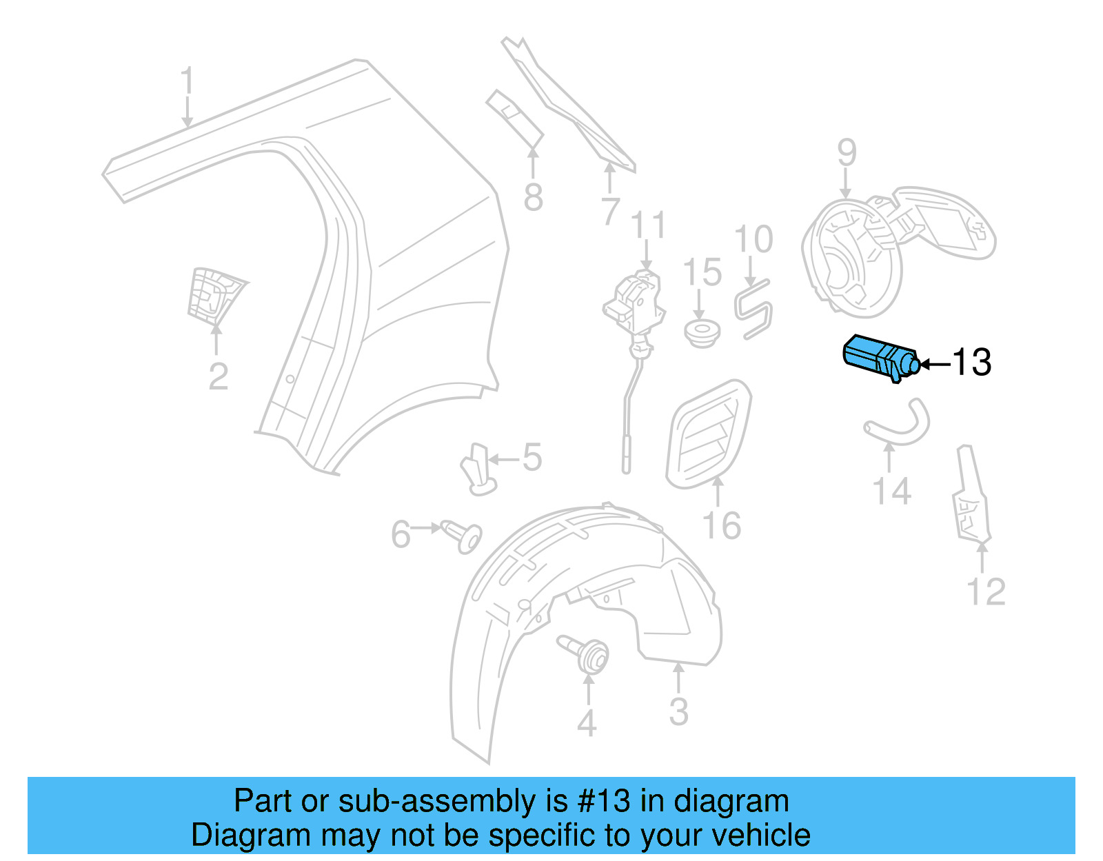 Actuator 6Q6-809-986-C - View 11