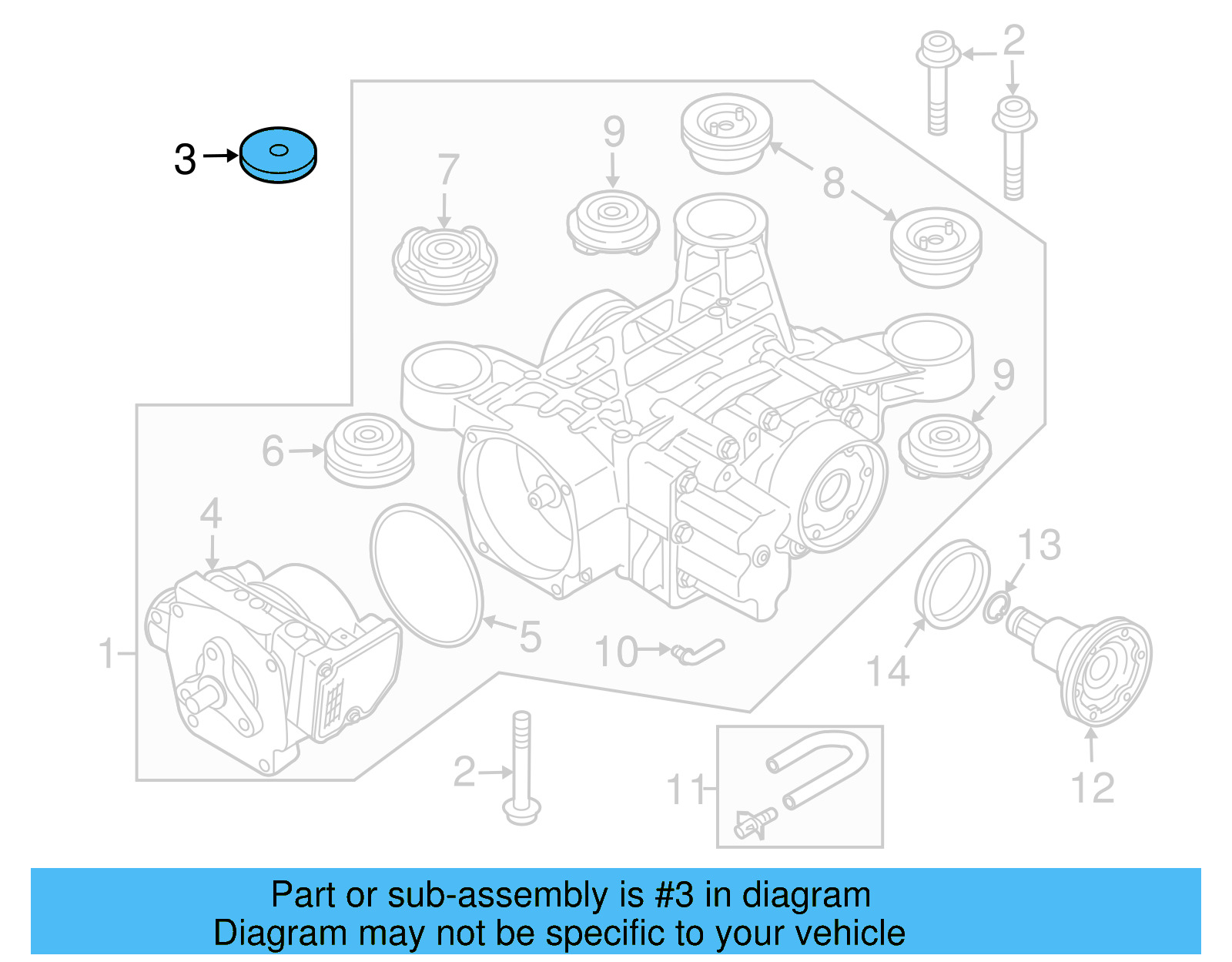 Differential Stop 5N0-505-233-A - View 4