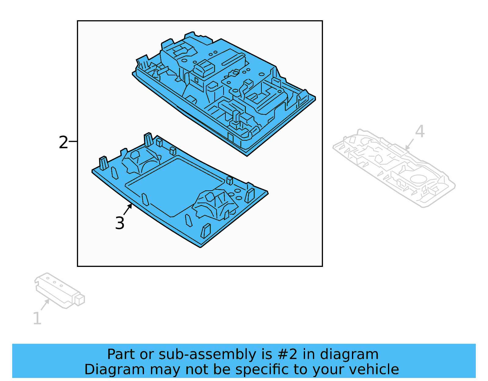 Front Lamp Assembly 3G0-947-105-D-3HS - View 3