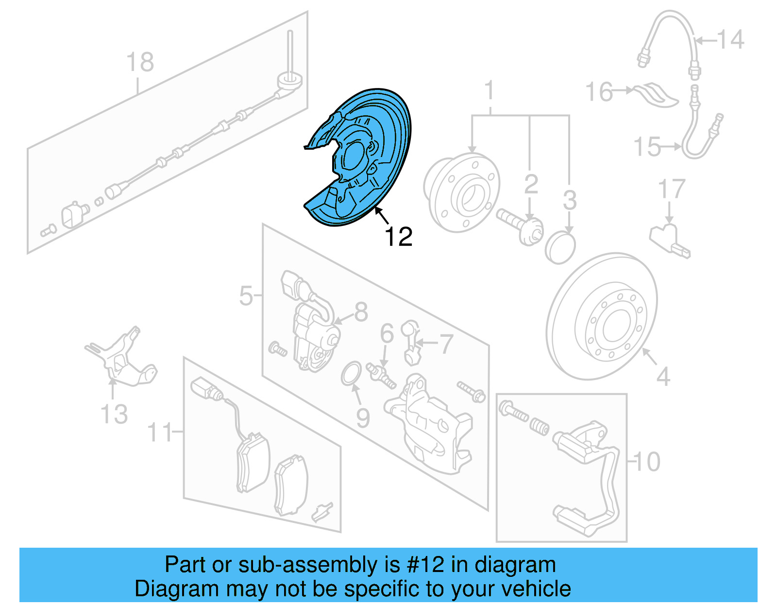 Splash Shield 5N0-615-611-E - View 17