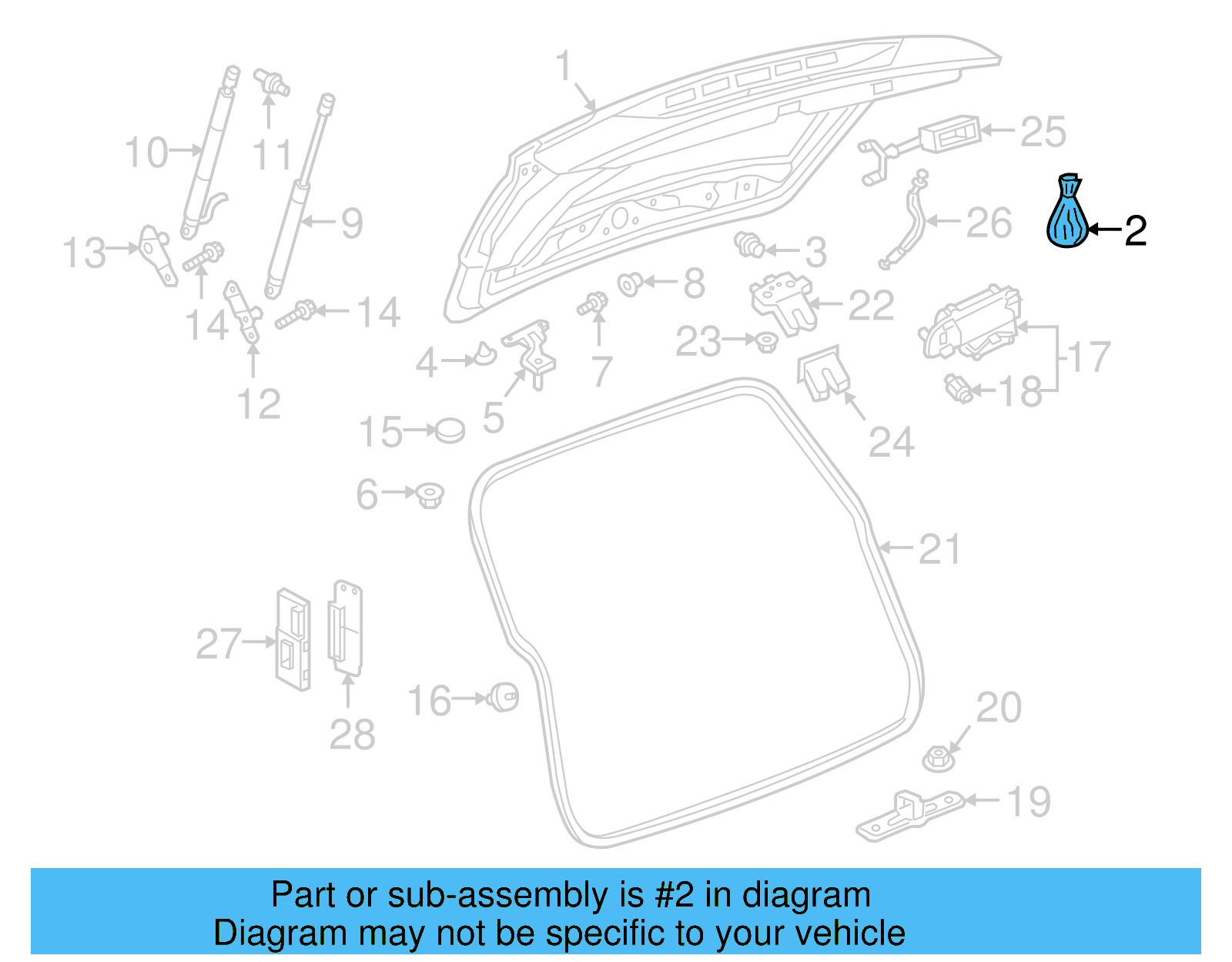 Lift Gate Mount Kit 5NA-898-617 - View 4