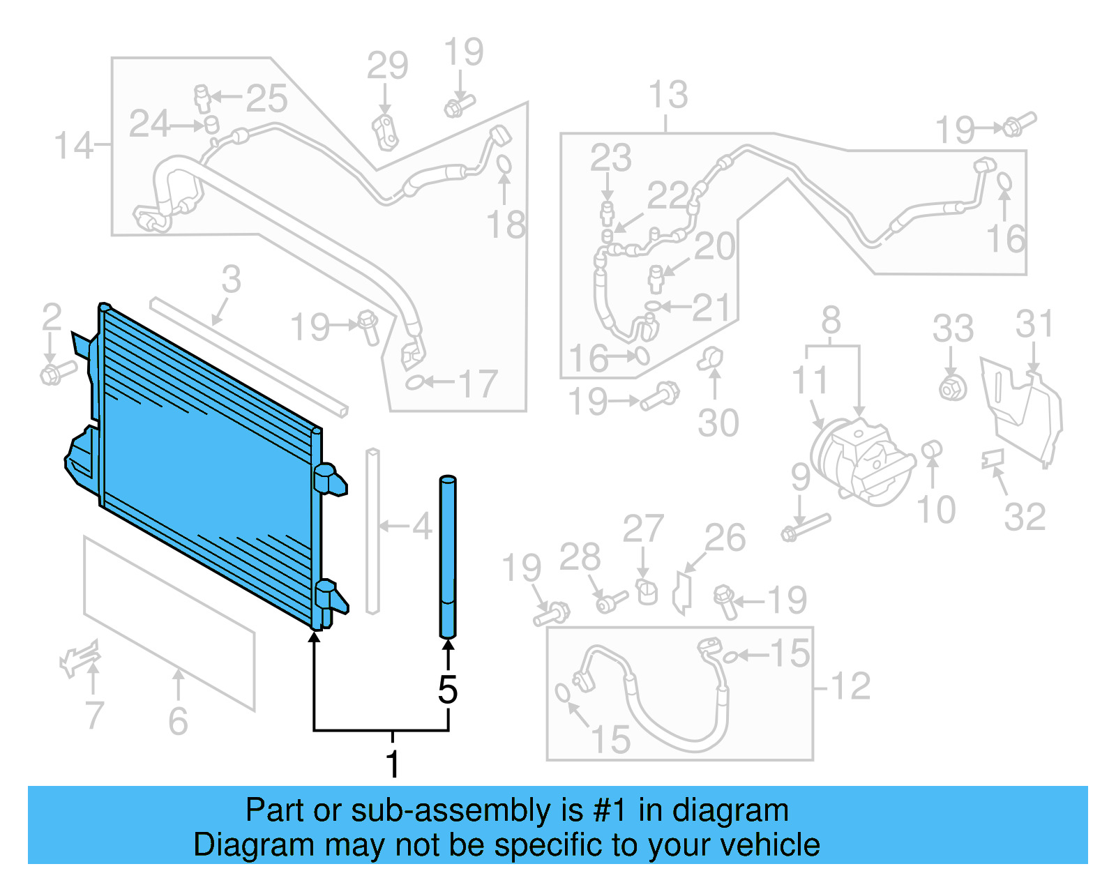 Condenser Assembly 5N0-820-411-E - View 8
