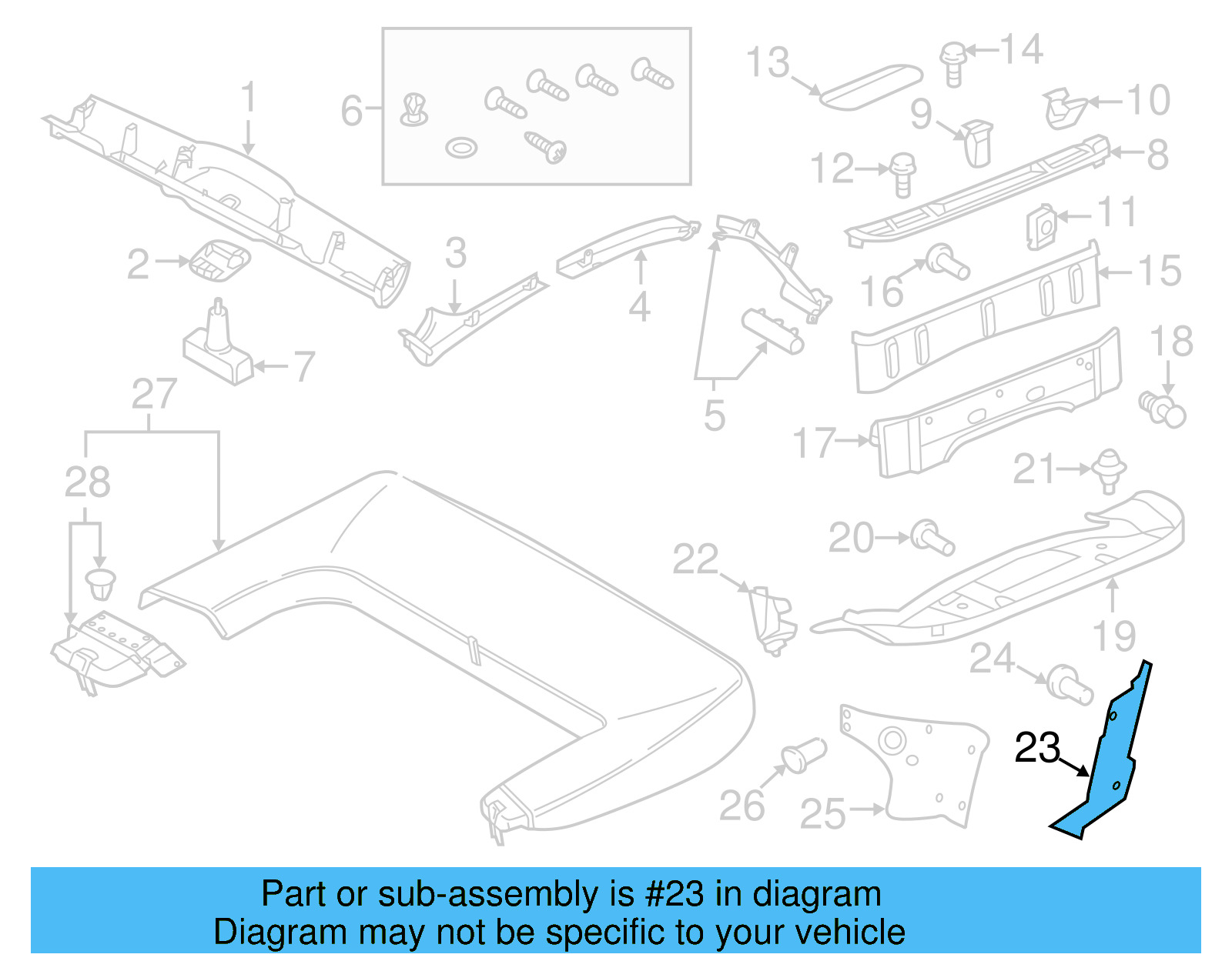 Cover Plate 5C3-858-197-A-CA9 - View 6