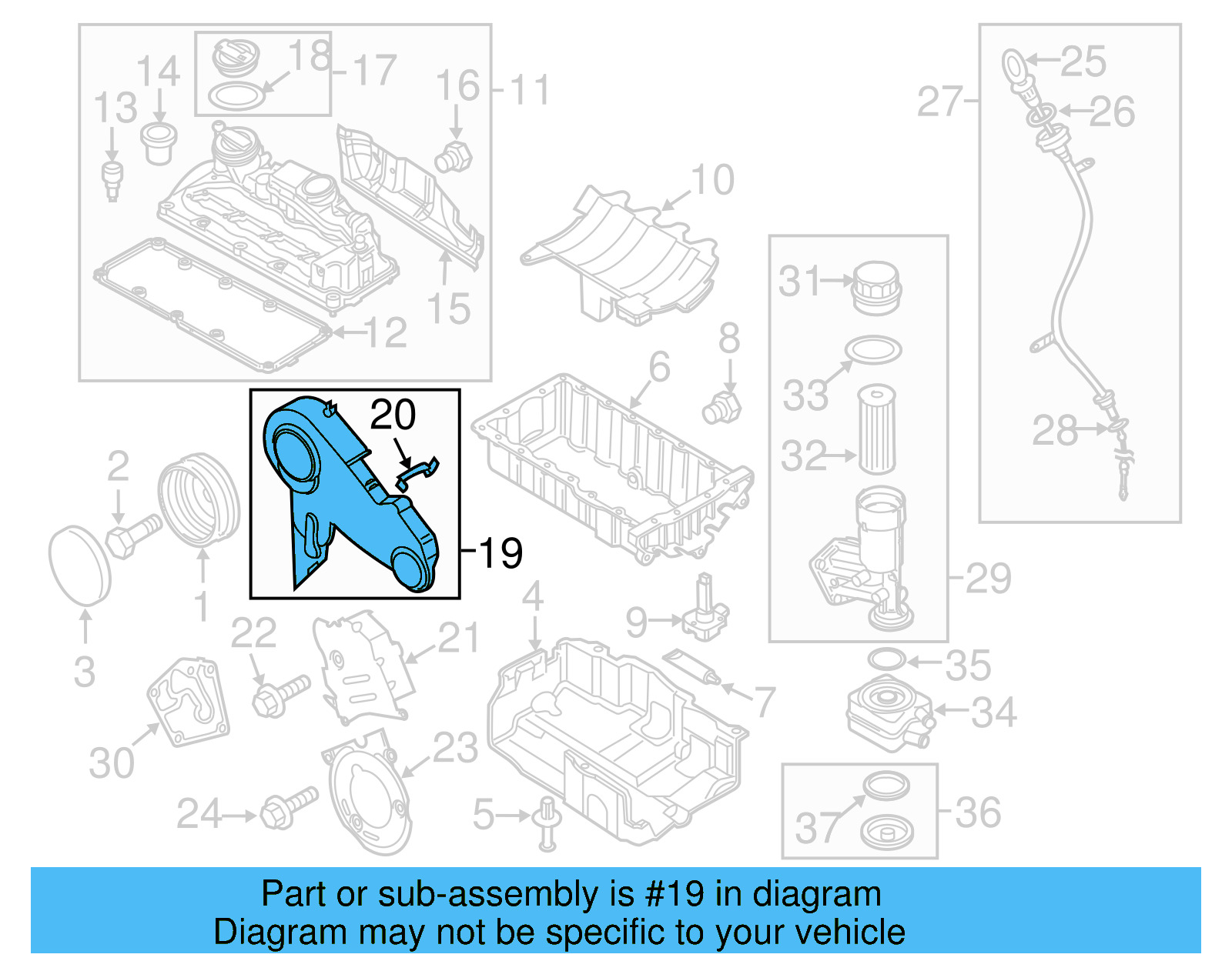 Upper Timing Cover 03P-109-107 - View 12
