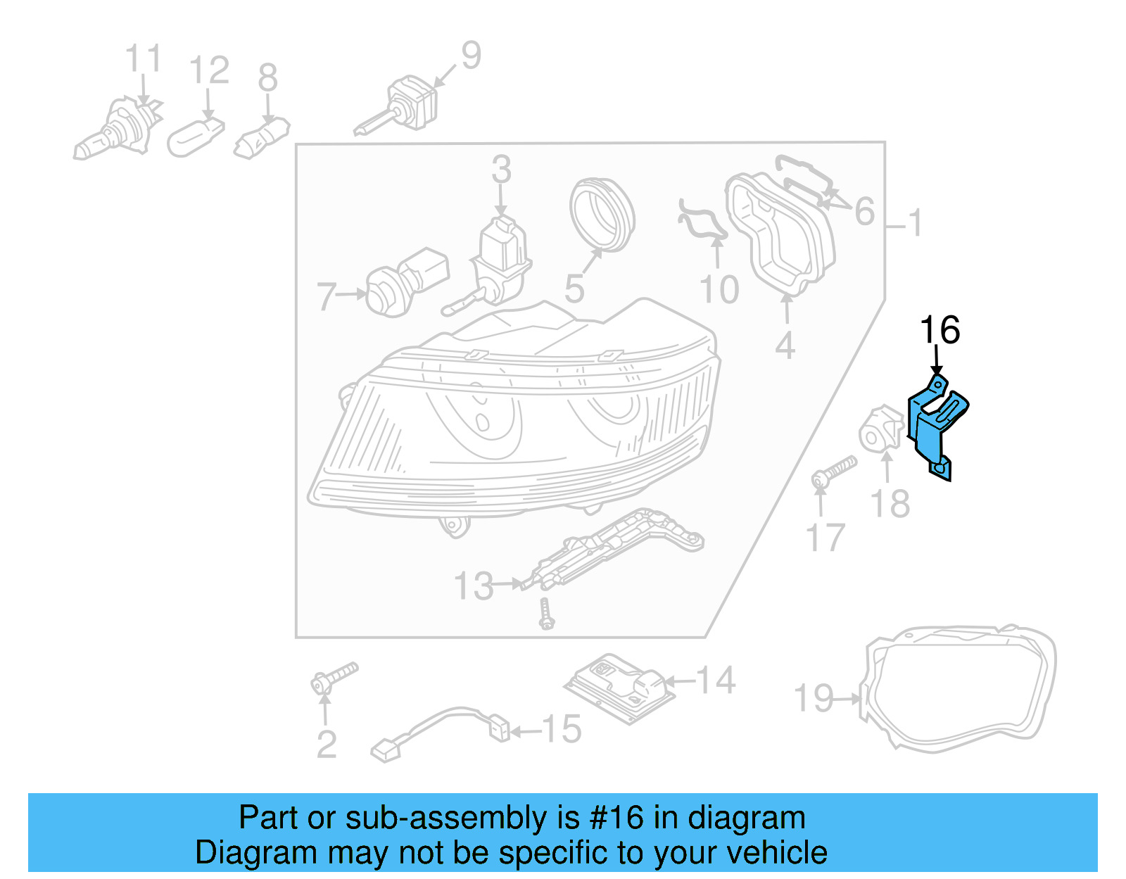 Retainer Plate 3D0-941-461-E - View 5