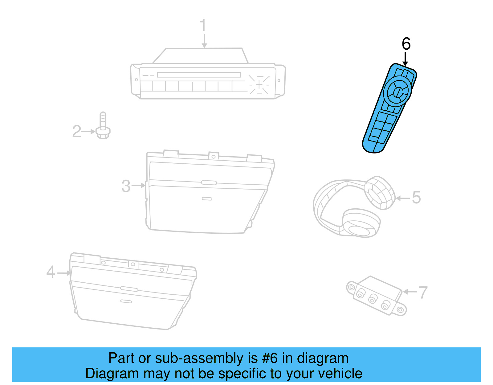 Remote Control 7B0-035-208 - View 2