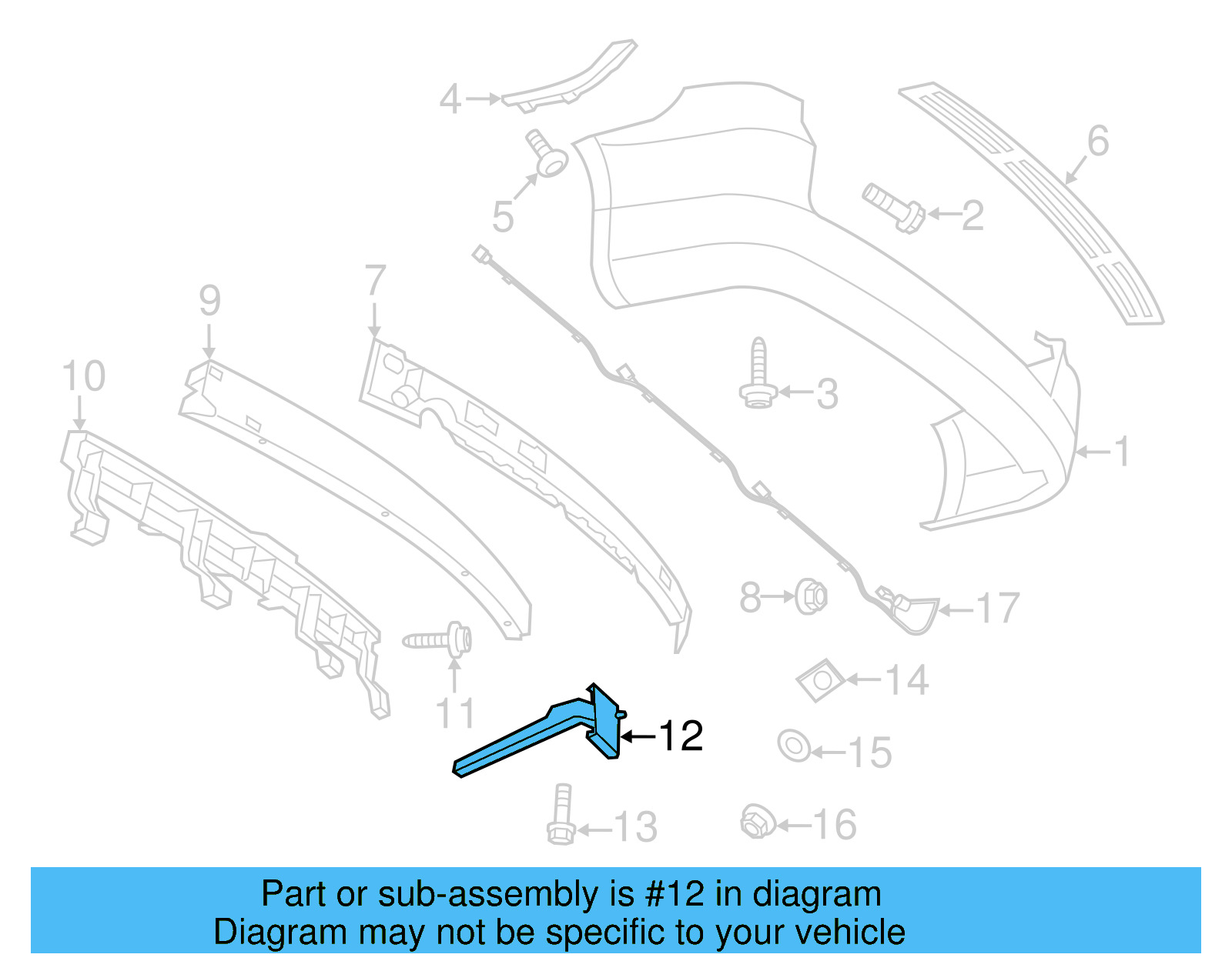 Bumper Bracket 7B0-803-511 - View 4