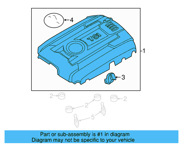 Engine Cover 06K-103-925-D - View 23